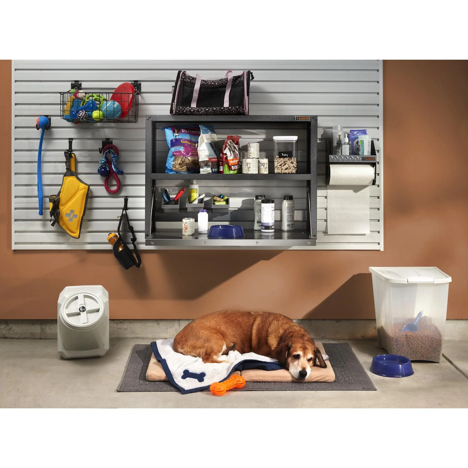 Gladiator Silver Tread Ready-to-Assemble Foldaway Work Station - GAFS42KDJG - Image 5