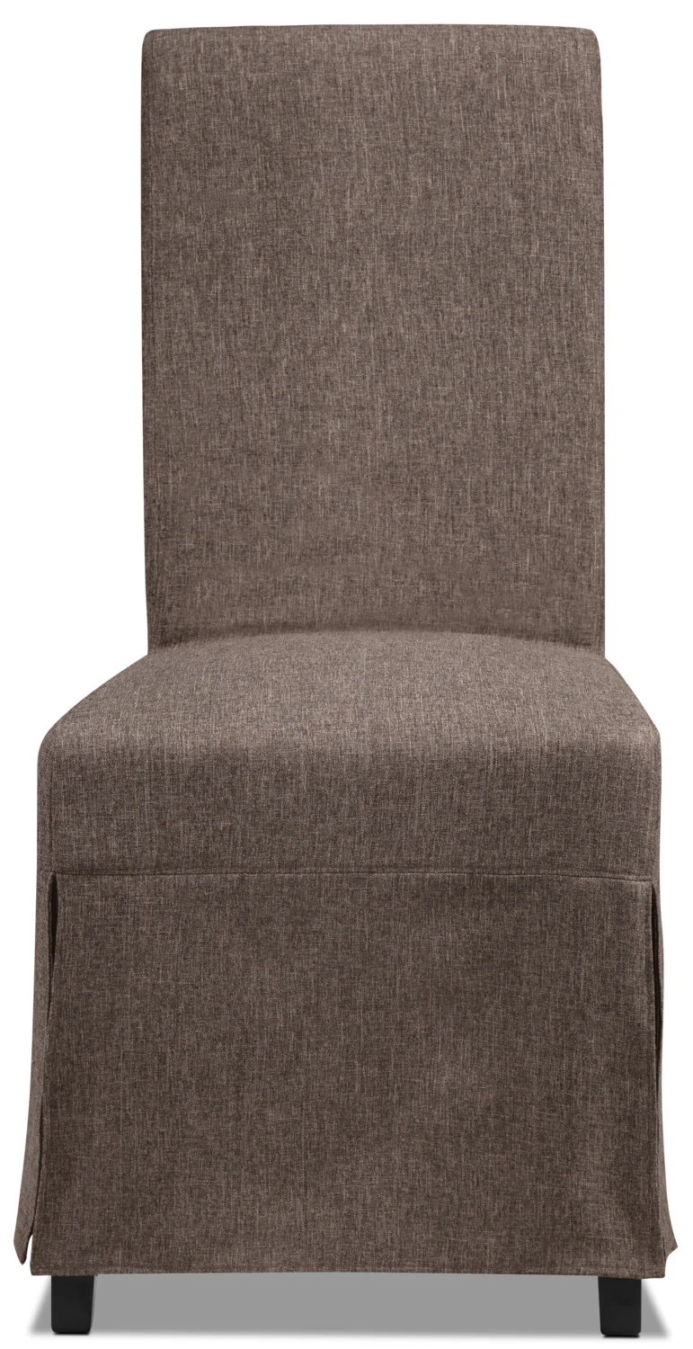 Glambrey Slip Chair w/ 2 Covers - Denim and Slate - Image 4