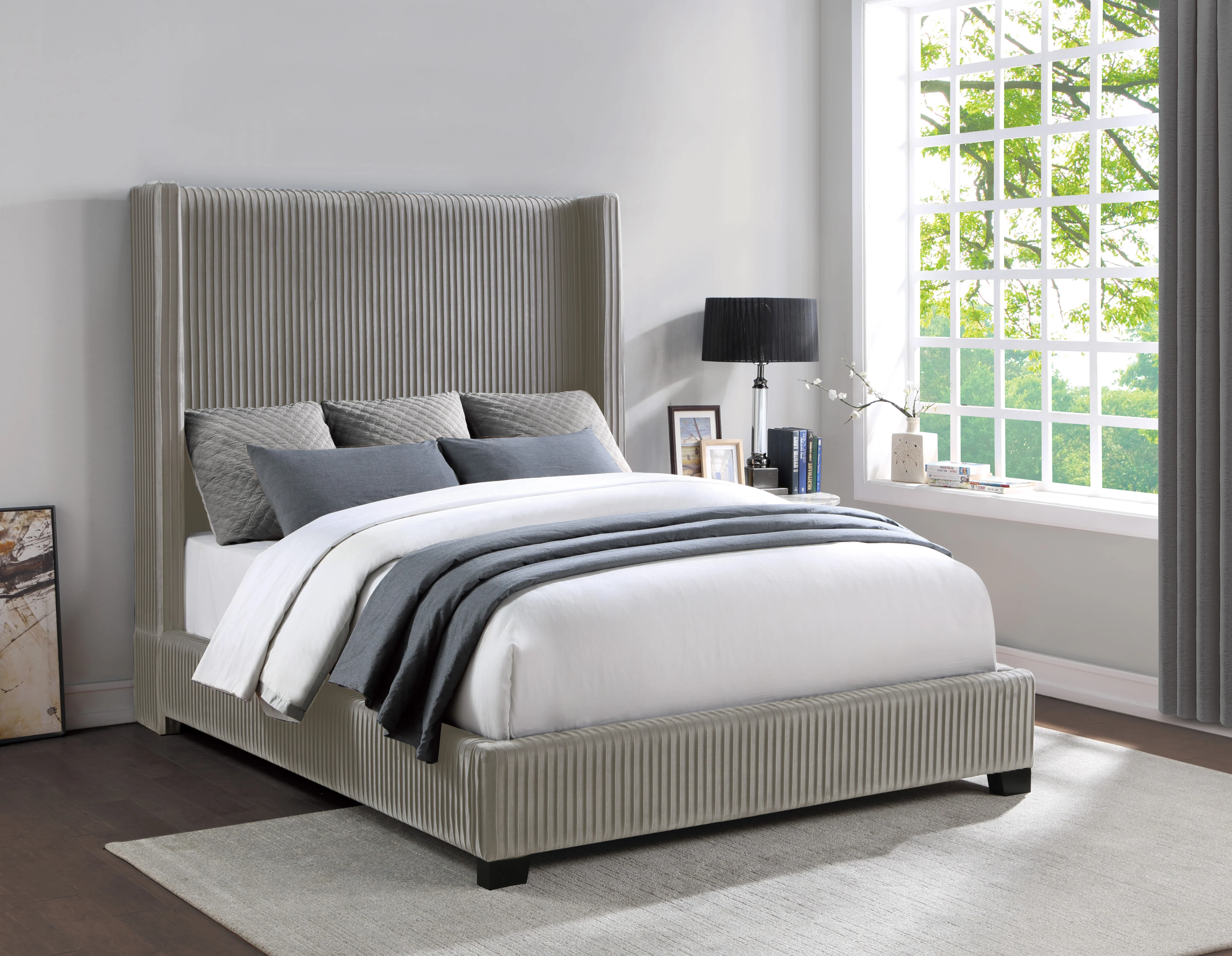 Glenbury 3-Piece Queen Bed - Taupe - Image 2