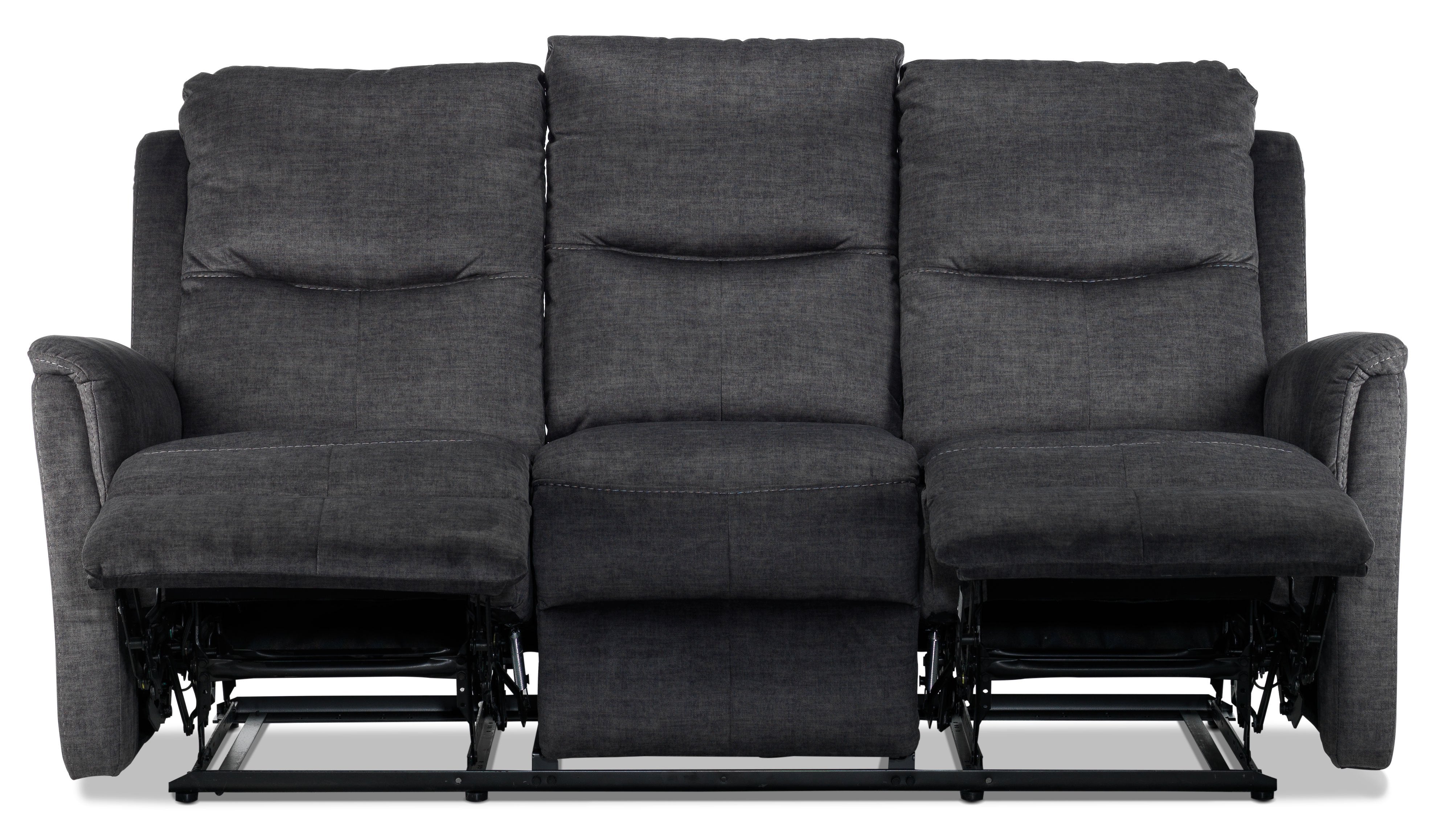 Grayson Reclining Sofa - Charcoal - Image 5
