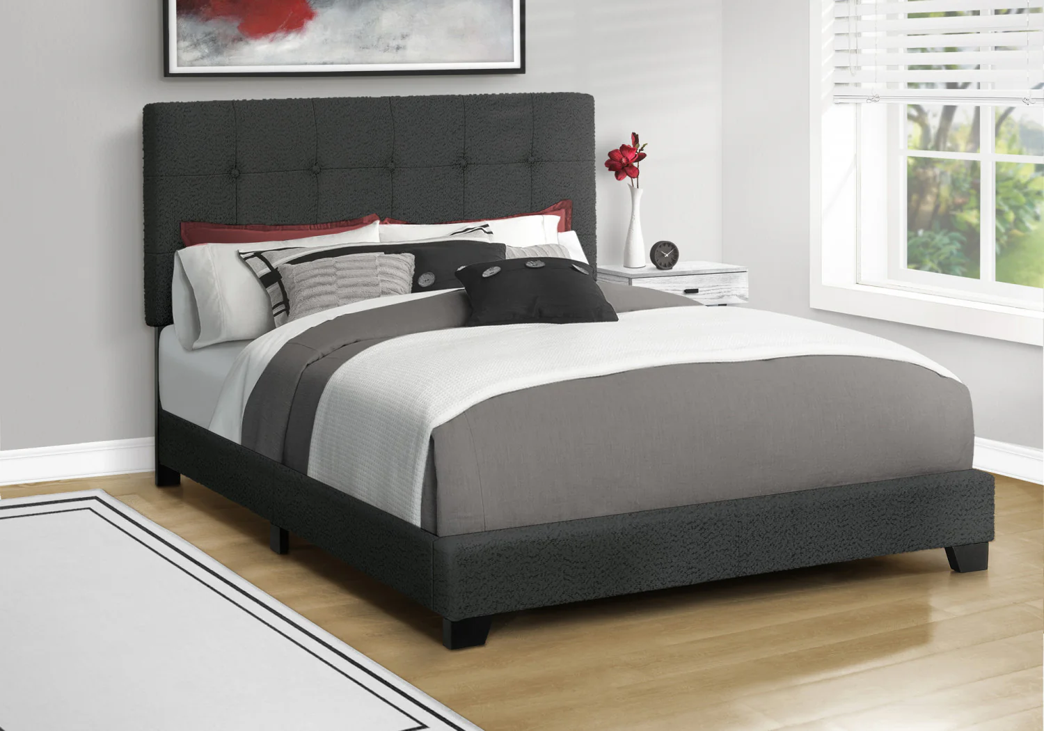 Gwendolyn Queen Bed - Black - Image 2