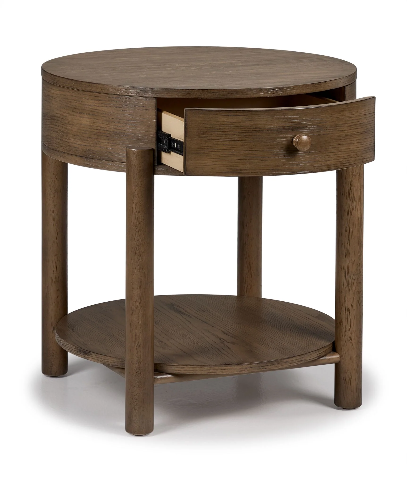 Hadleigh 24" End Table - Honey Brown Finish - Image 3
