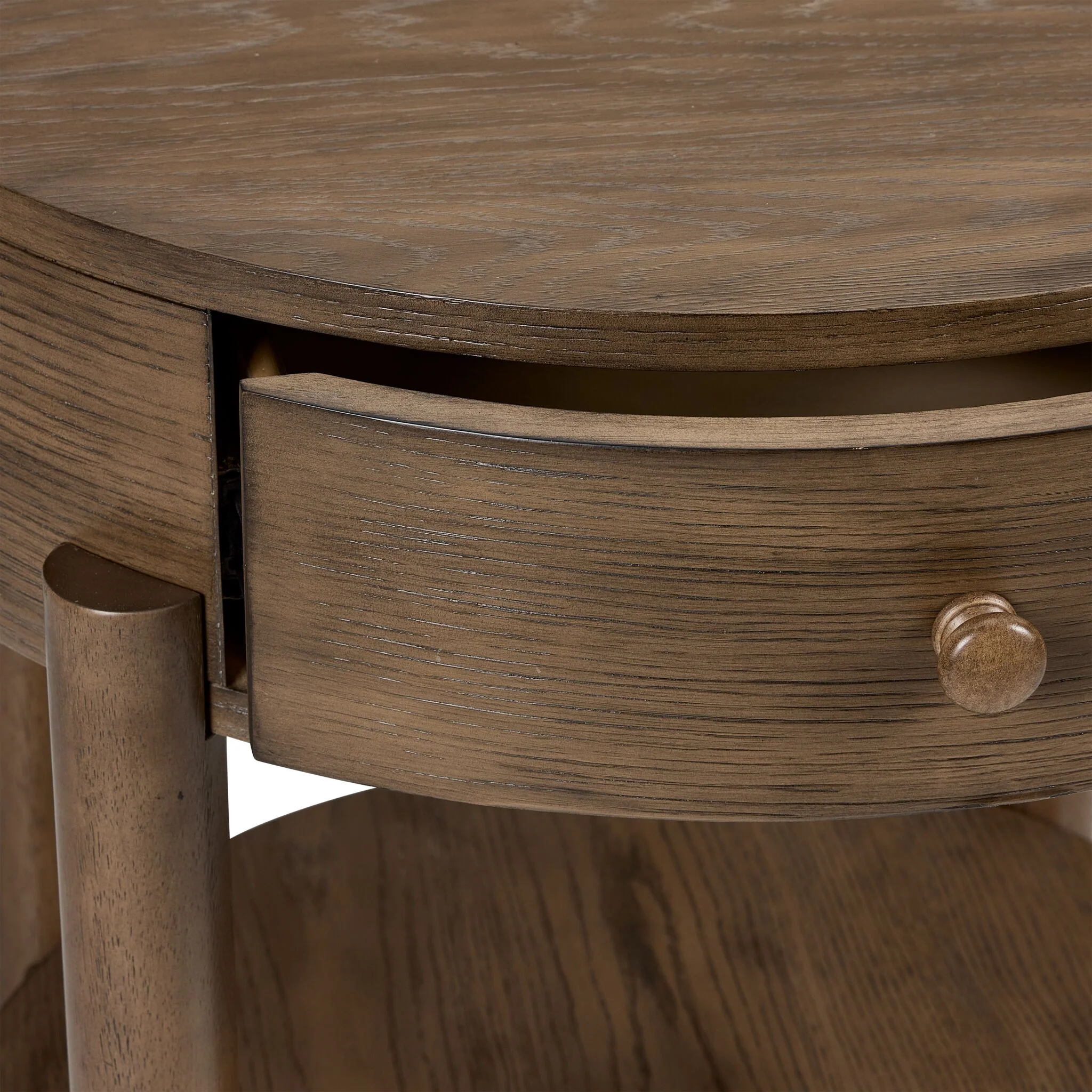 Hadleigh 24" End Table - Honey Brown Finish - Image 4
