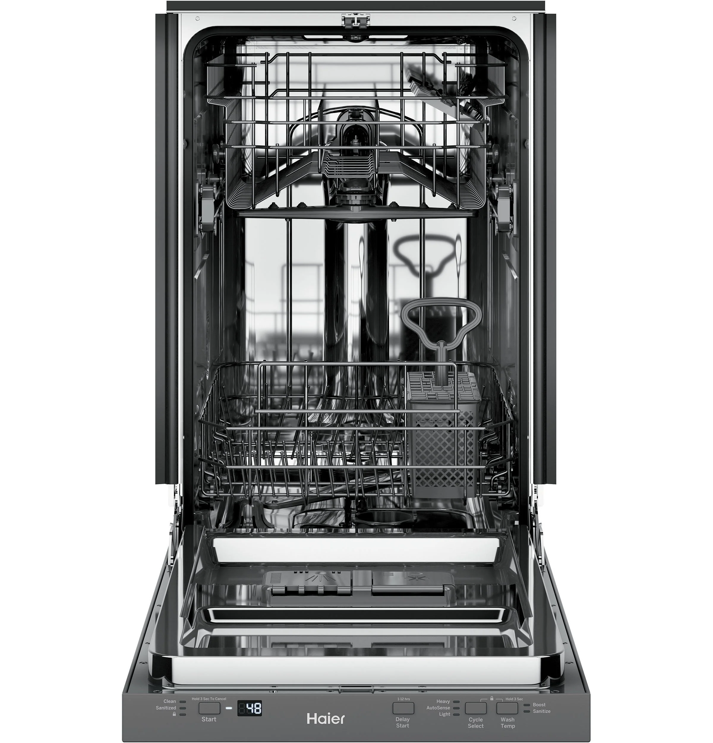 Haier Stainless Steel 18" Dishwasher- QDT125SSLSS - Image 3