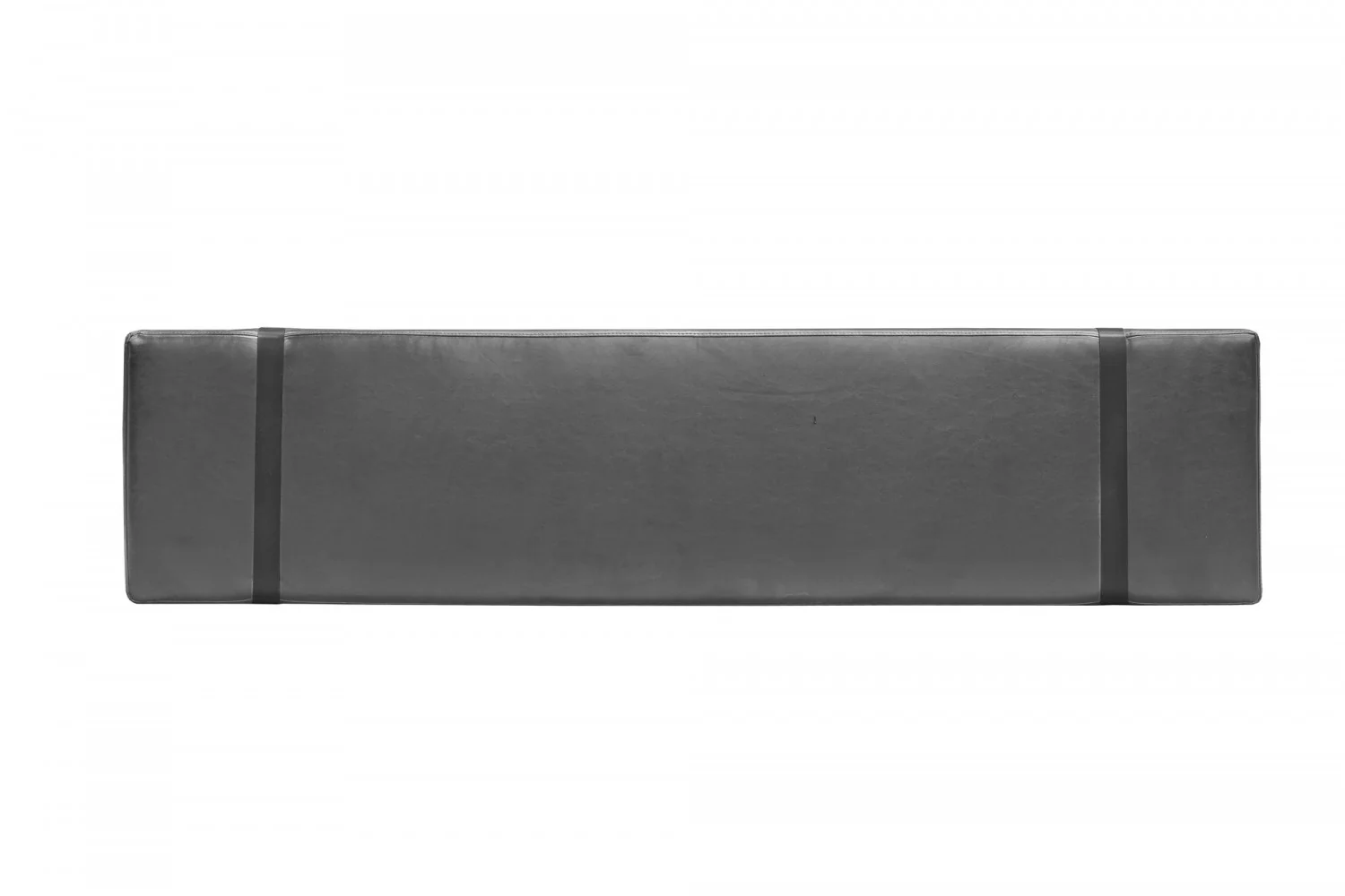 Haldra Upholstered Bench - Black/Brown - Image 5
