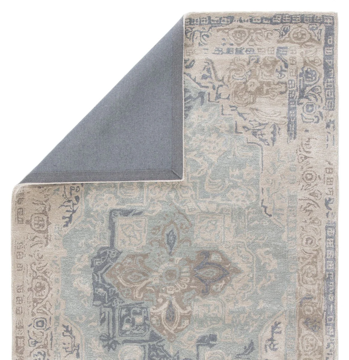 Haleton I Area Rug - 9' X 12' - Grey/Light Blue - Image 3