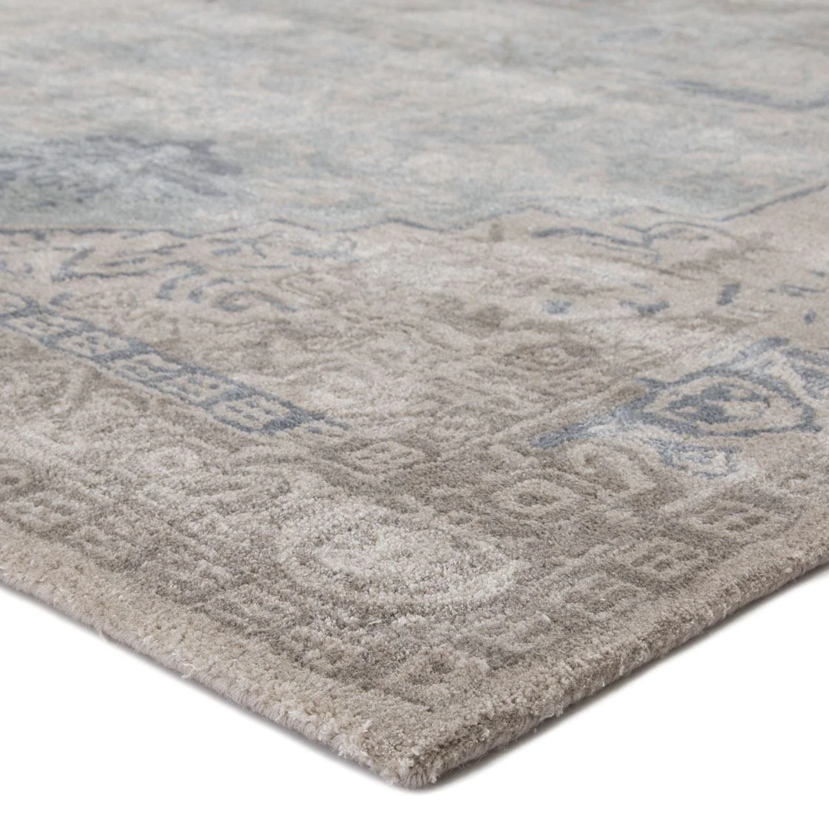 Haleton I Area Rug - 9' X 12' - Grey/Light Blue - Image 4