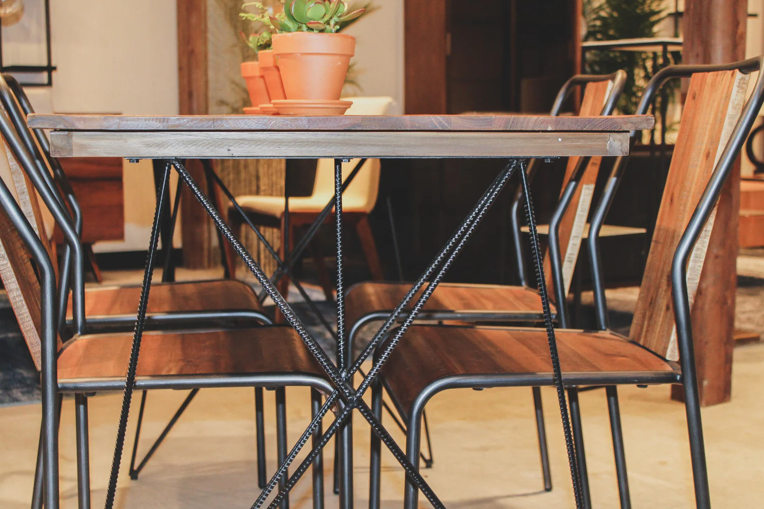 Halvik Chair - Brown - Set of Four - Image 11