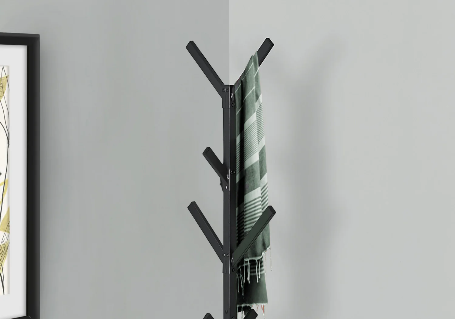 Hara Coat Rack - Black - Image 5