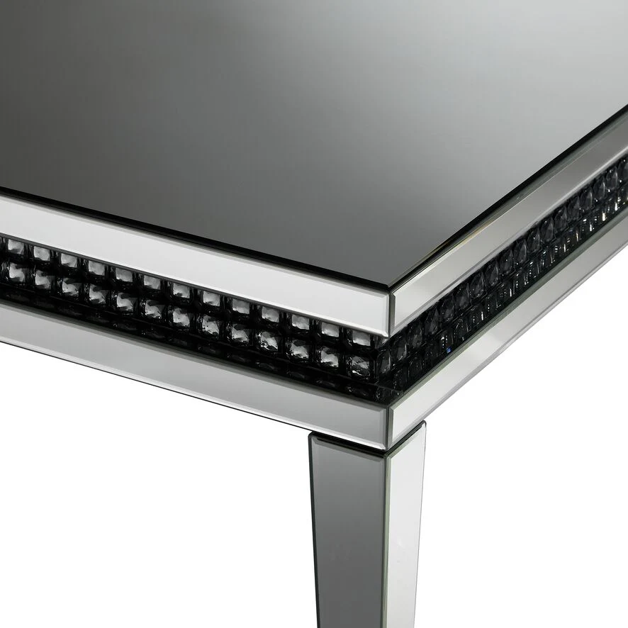 Harlow 24" End Table - Mirrored Glass - Image 3