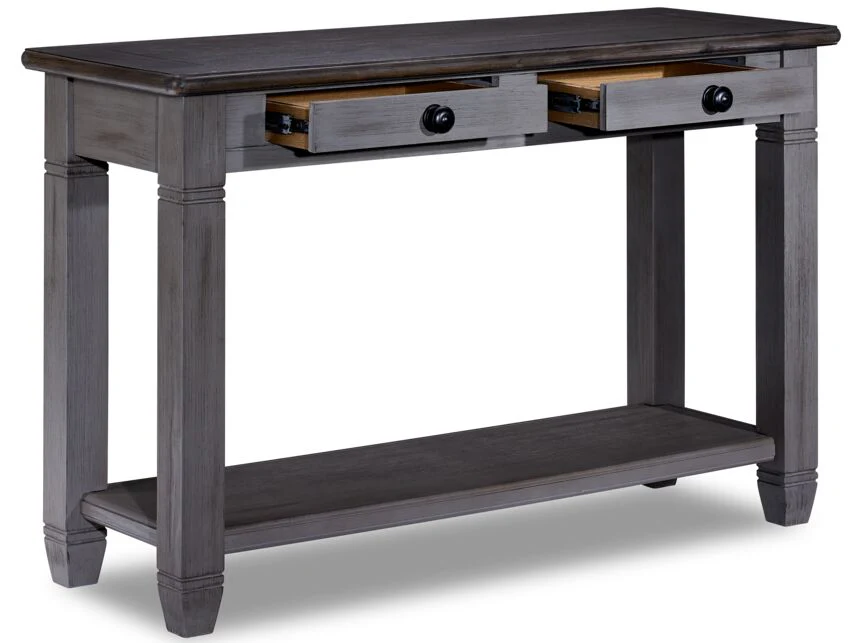 Harold Sofa Table - Antique Grey - Image 3