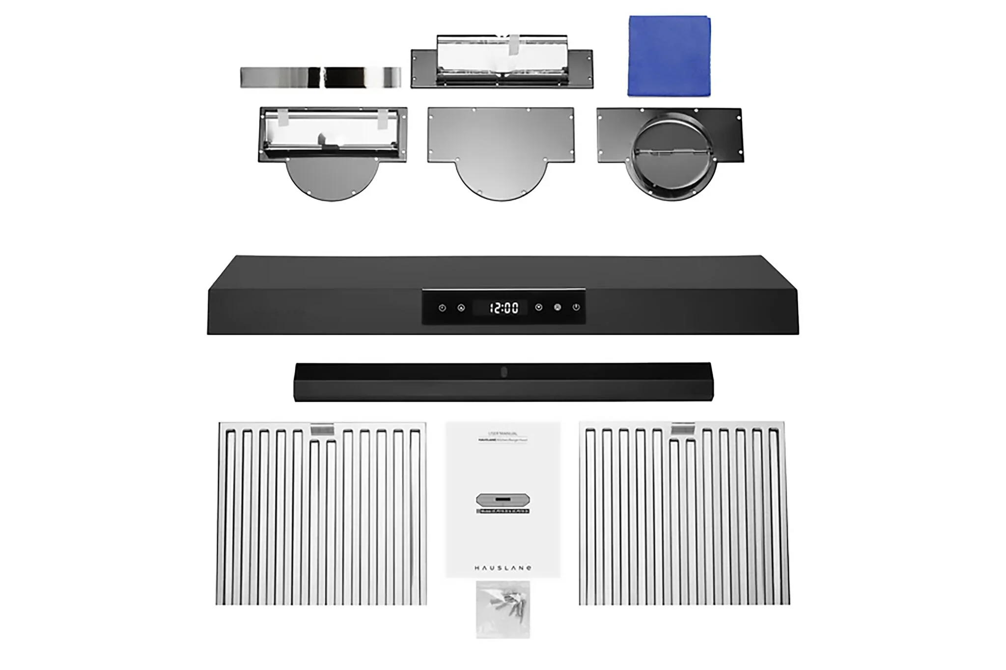 Hauslane Matte Black 30" 860 CFM Under Cabinet Range Hood - UC-PS18BLK-30 - Image 3