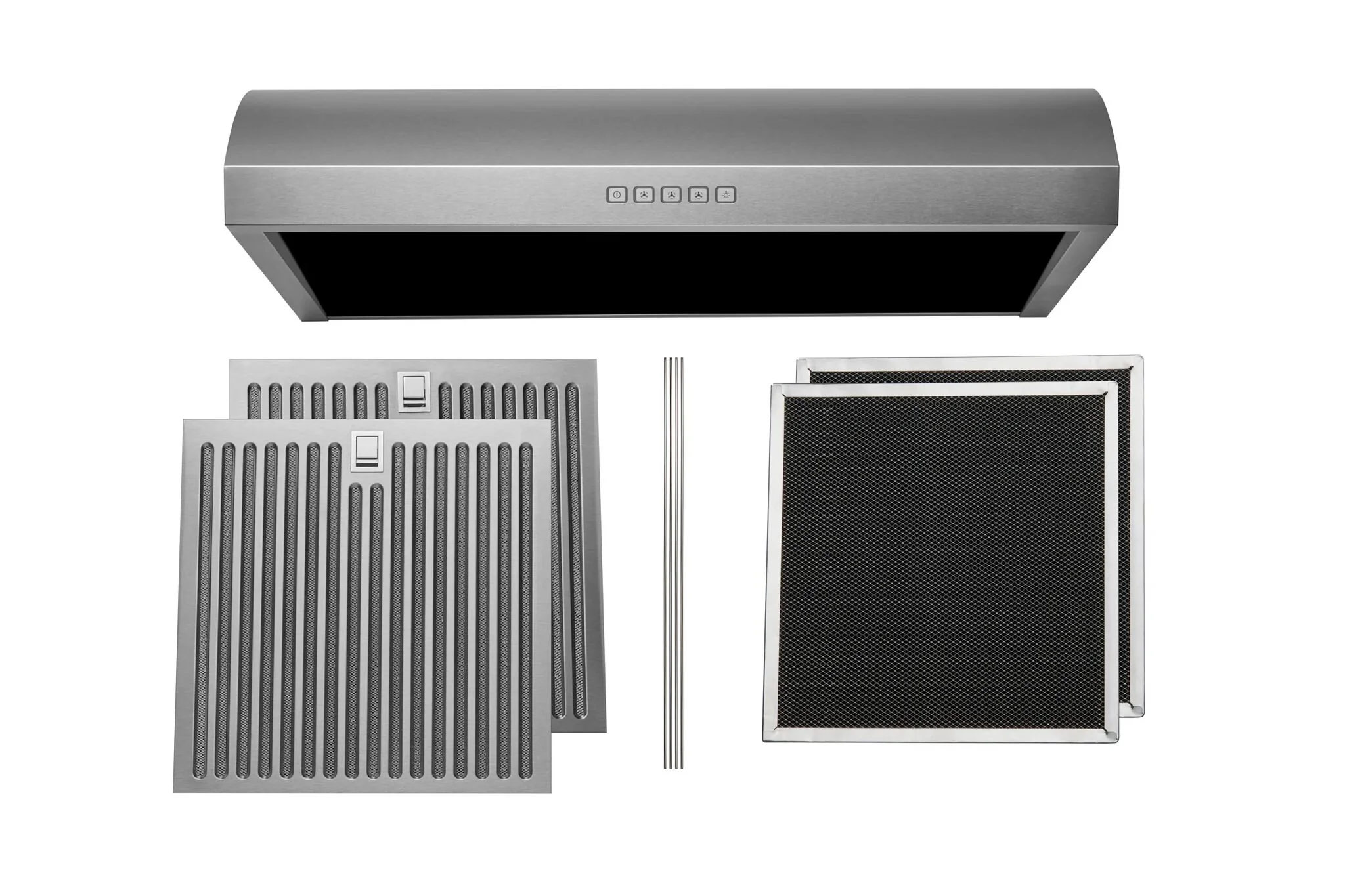 Hauslane Stainless Steel 30" 400 CFM Under Cabinet Range Hood - UC-B018SS-30 - Image 7