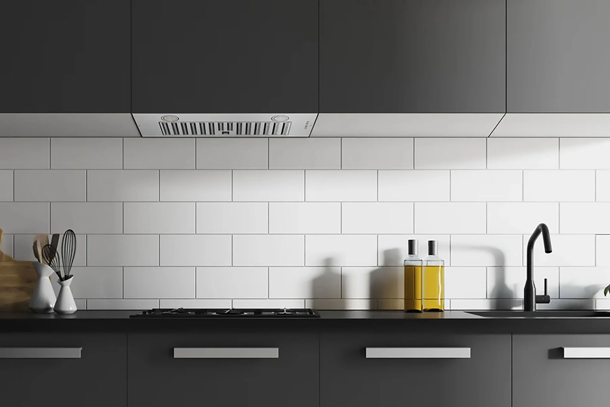 Hauslane Stainless Steel 30" 600 CFM Range Hood Insert - IN-R100SS-30 - Image 2