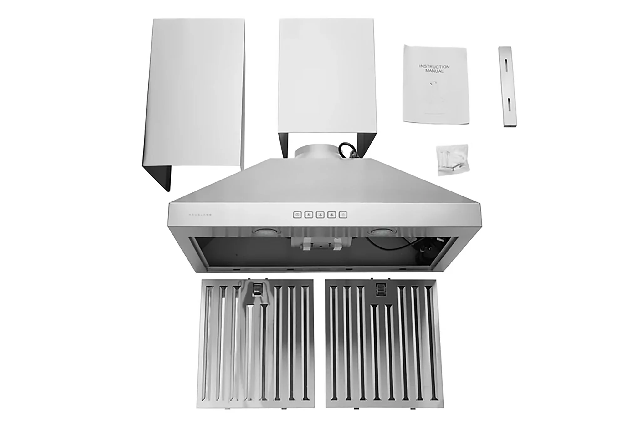 Hauslane Stainless Steel 30" 860 CFM Chimney Range Hood - WM-530SS-30P - Image 3