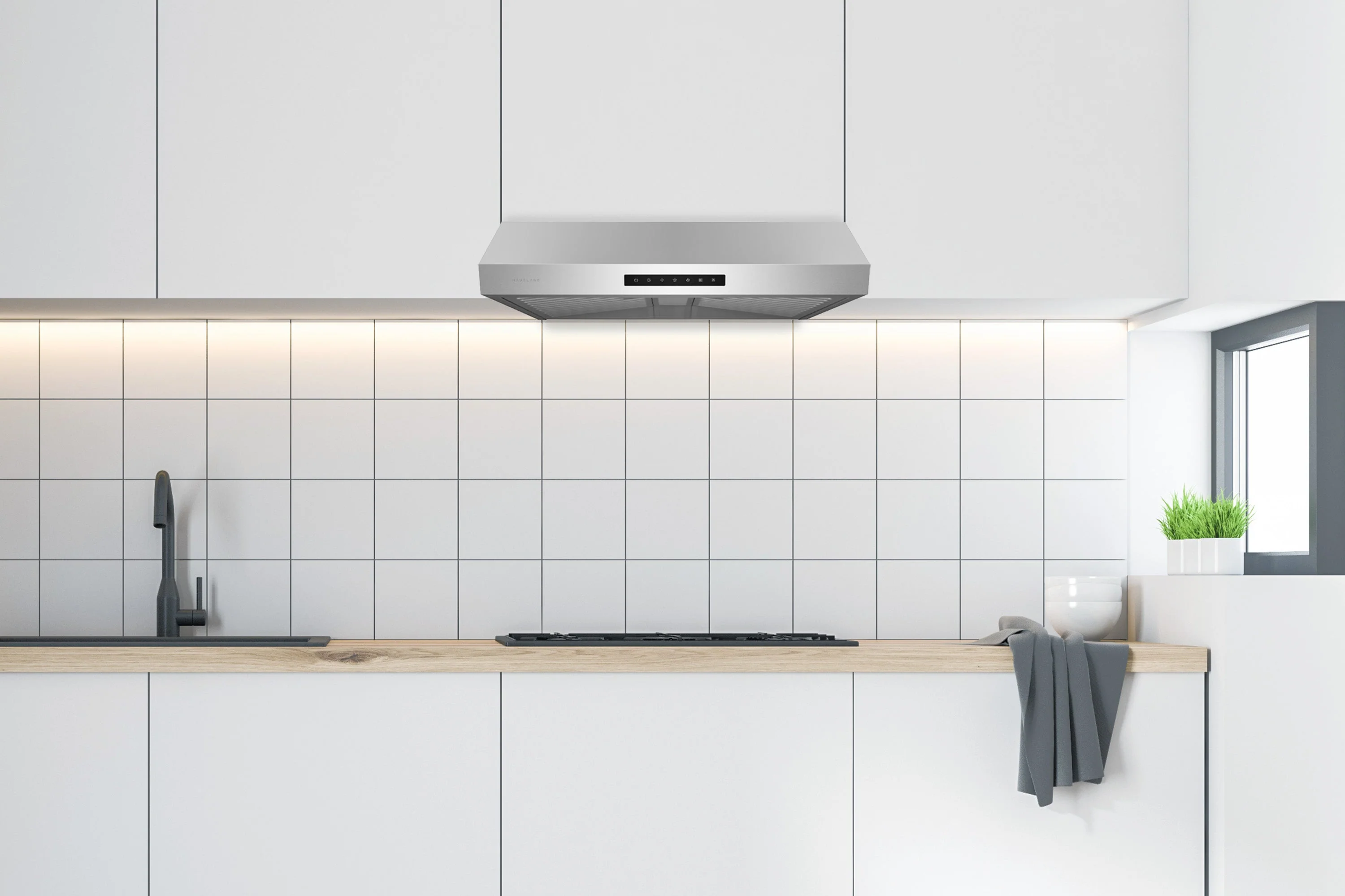 Hauslane Stainless Steel 30" Under Cabinet Range Hood - UC-PS60SS-30 - Image 4