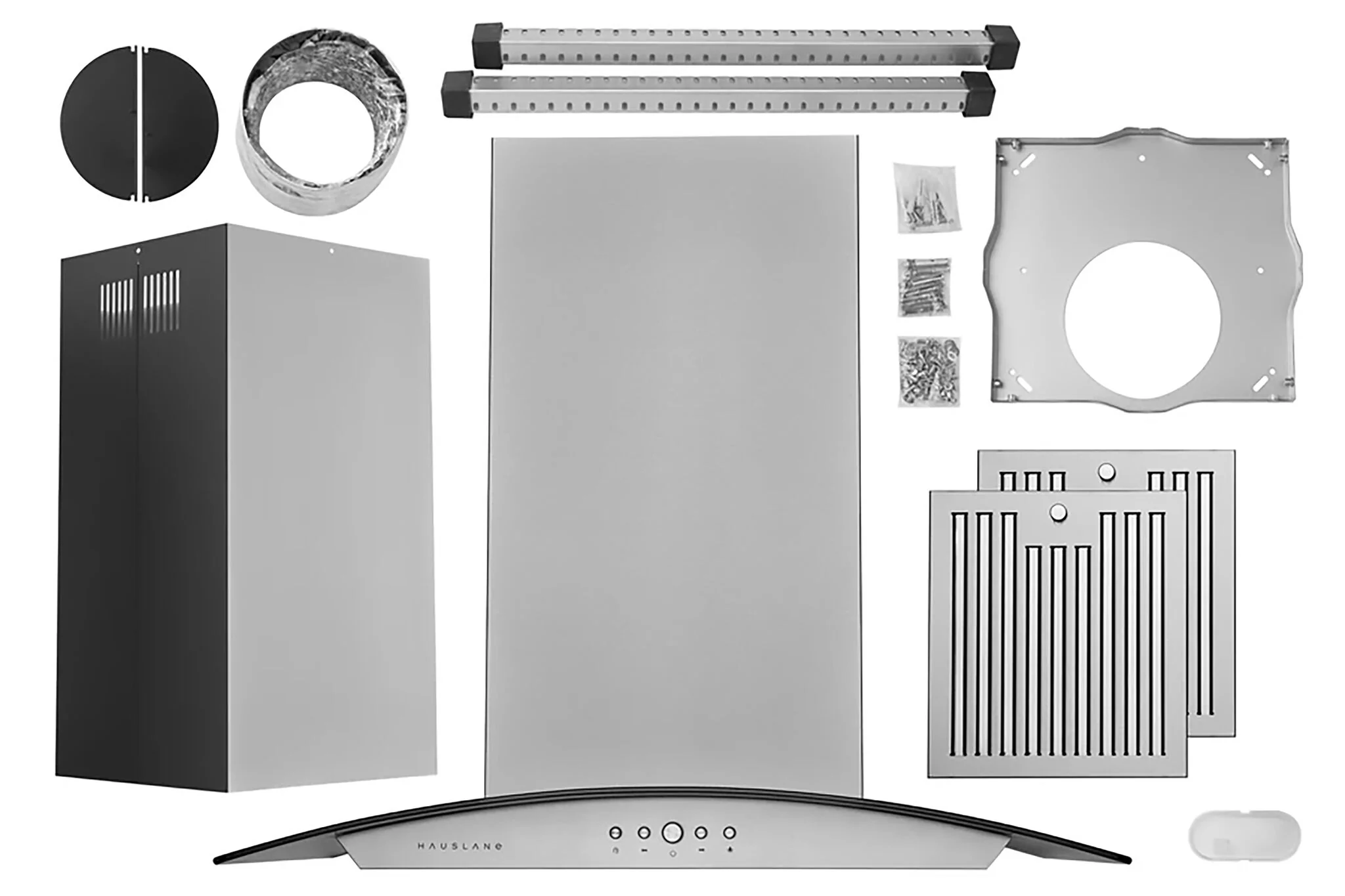 Hauslane Stainless Steel 36" 1000 CFM Ceiling Mount Range Hood - IS-200SS-36 - Image 4