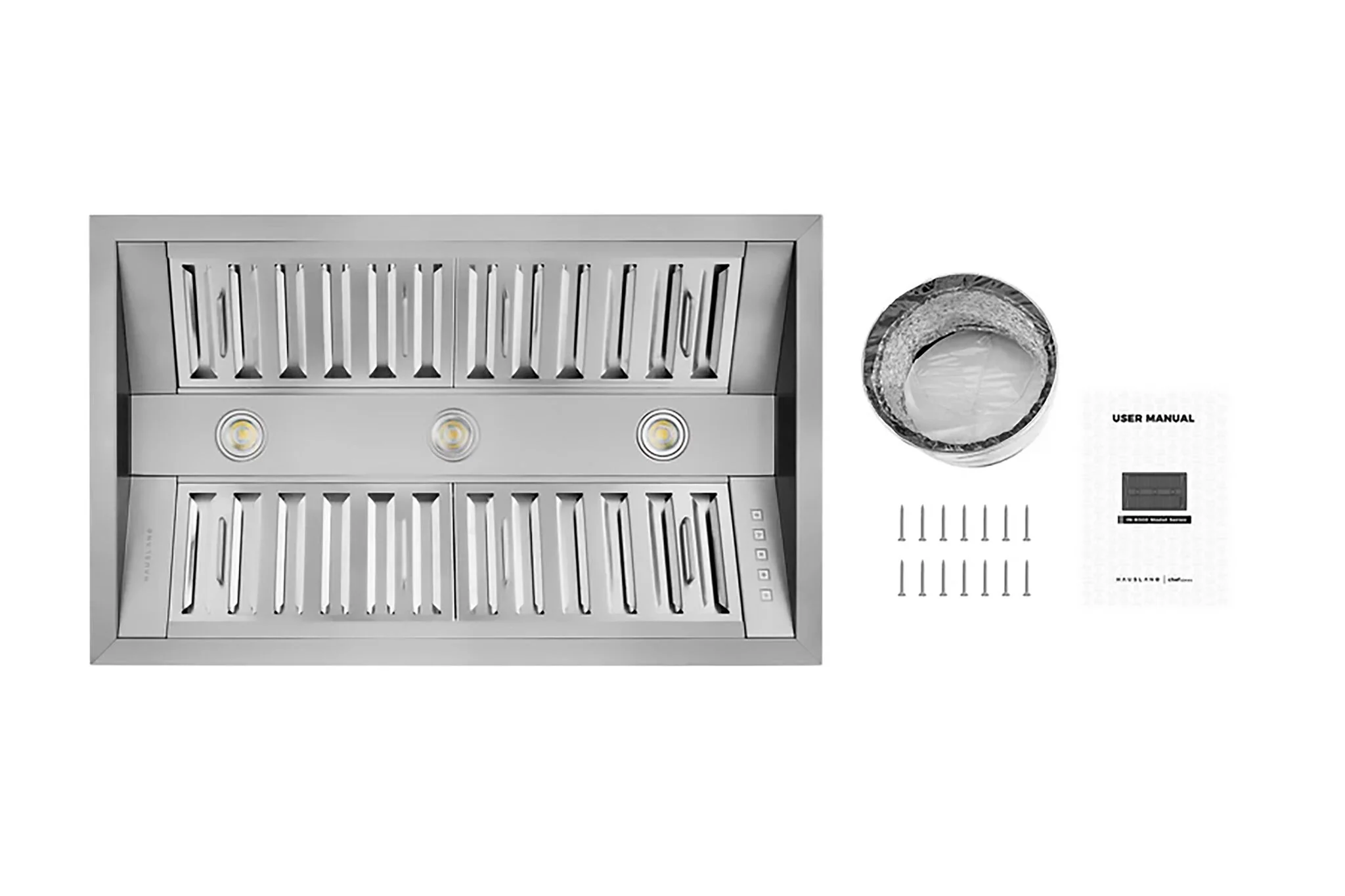 Hauslane Stainless Steel 40" 800 CFM Range Hood Insert - IN-R300SS-40 - Image 3