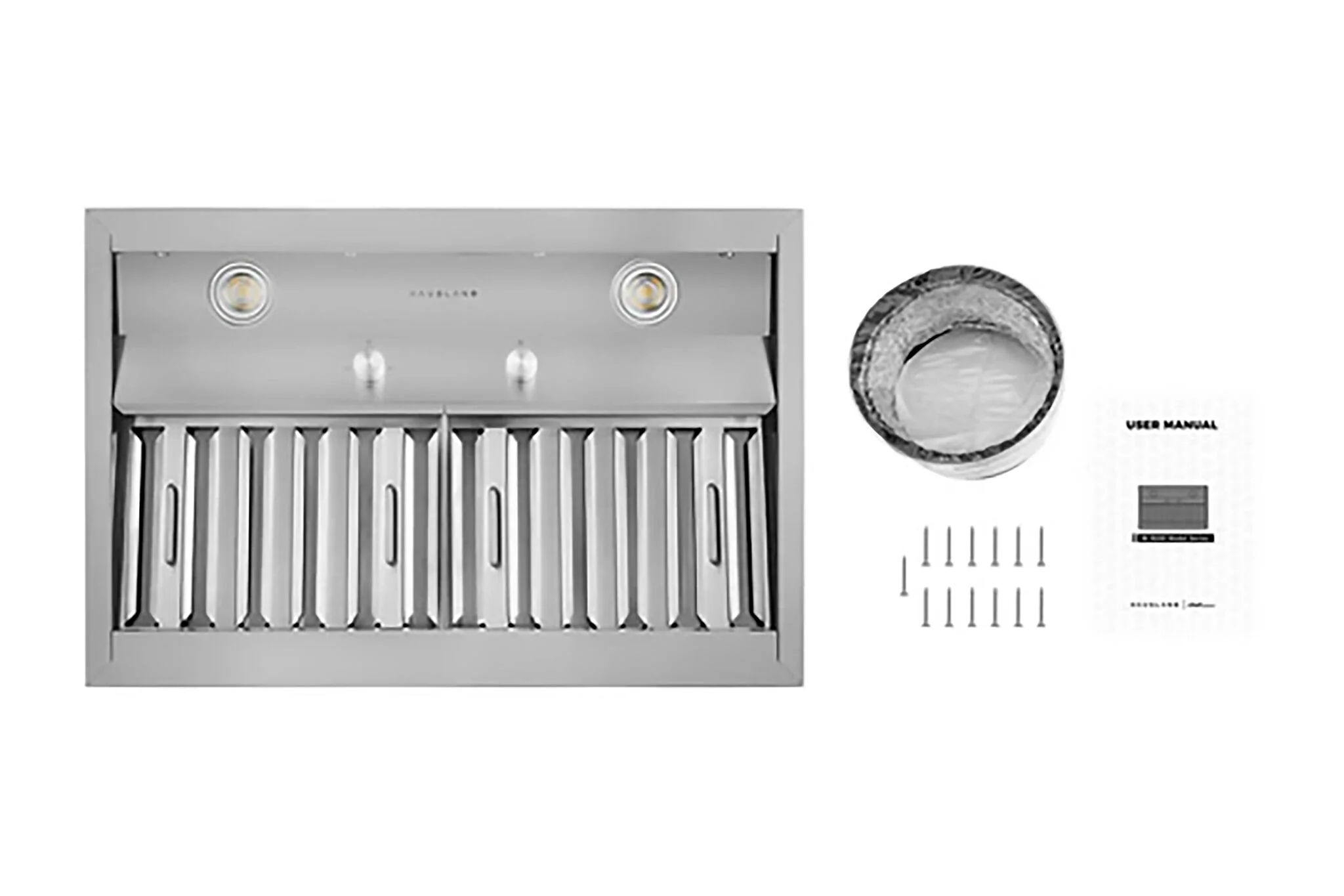 Hauslane Stainless Steel 42" 800 CFM Range Hood Insert - IN-R200SS-42 - Image 3