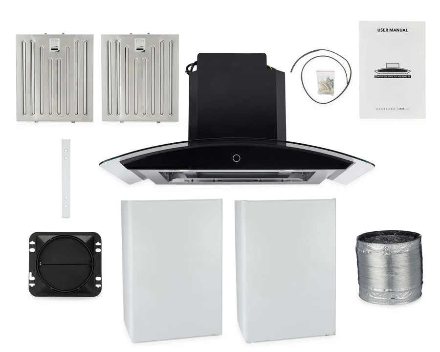 Hauslane Stainless Steel Chef 36" Convertible Wall-Mounted Range Hood - WM-639SS-36 - Image 10