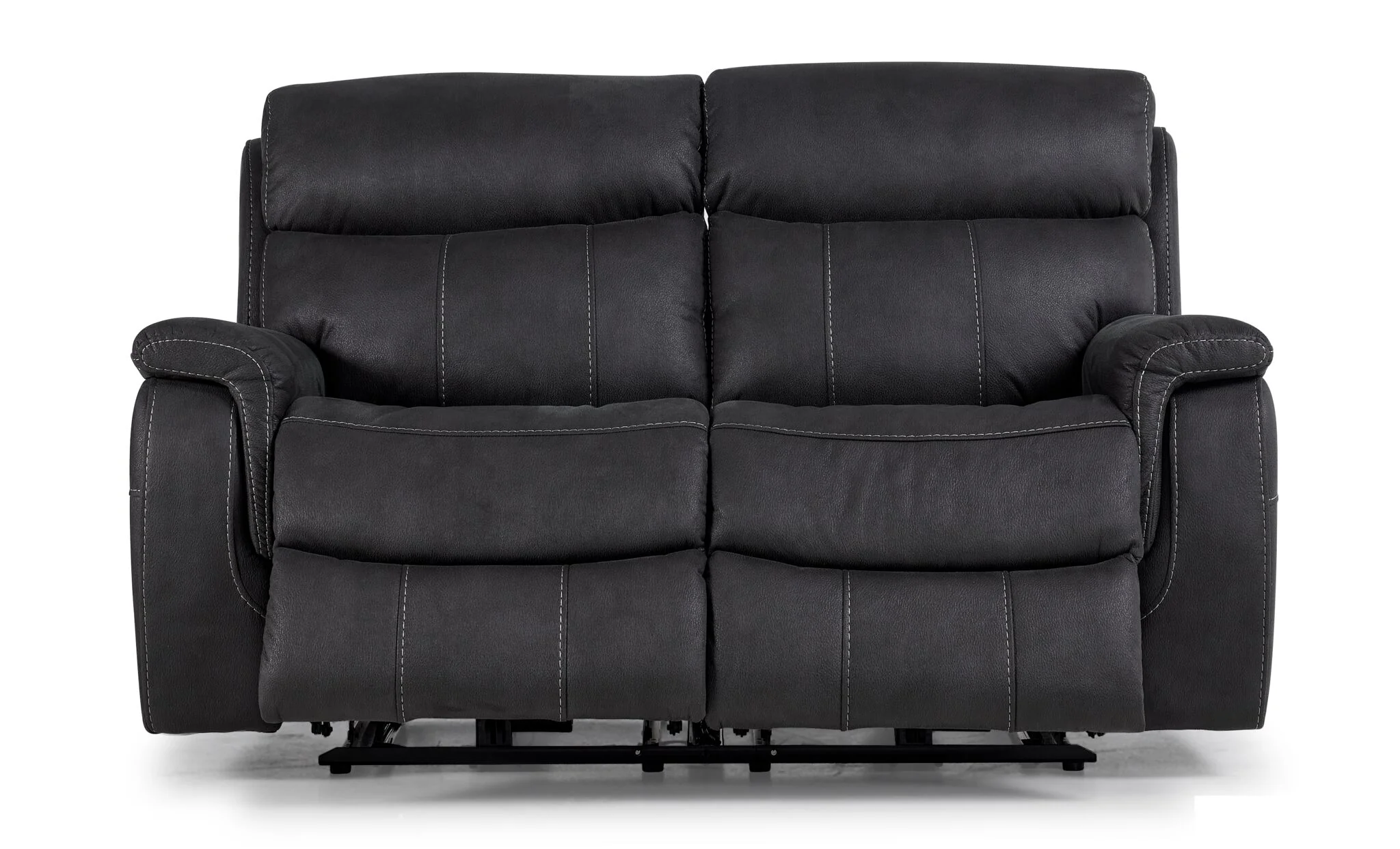 Haven Dual Power Reclining Loveseat - Grey - Image 4