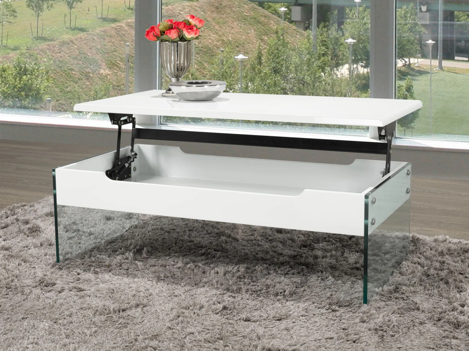 Hawk Coffee Table - White - Image 3