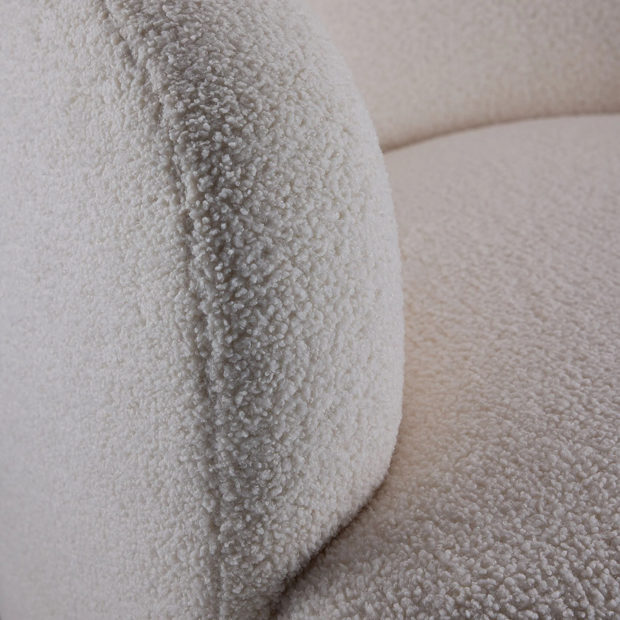 Hayden Swivel Accent Chair - White - Image 3