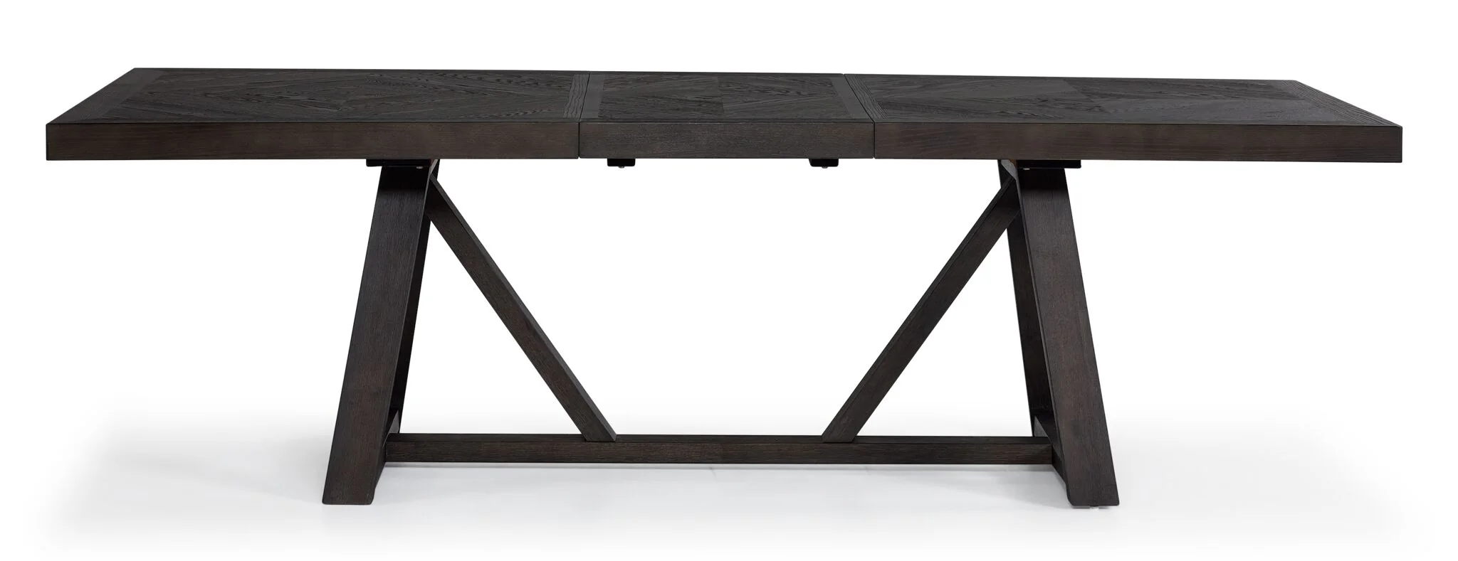Hearst Extendable Trestle Dining Table - Dark Oak - Image 2
