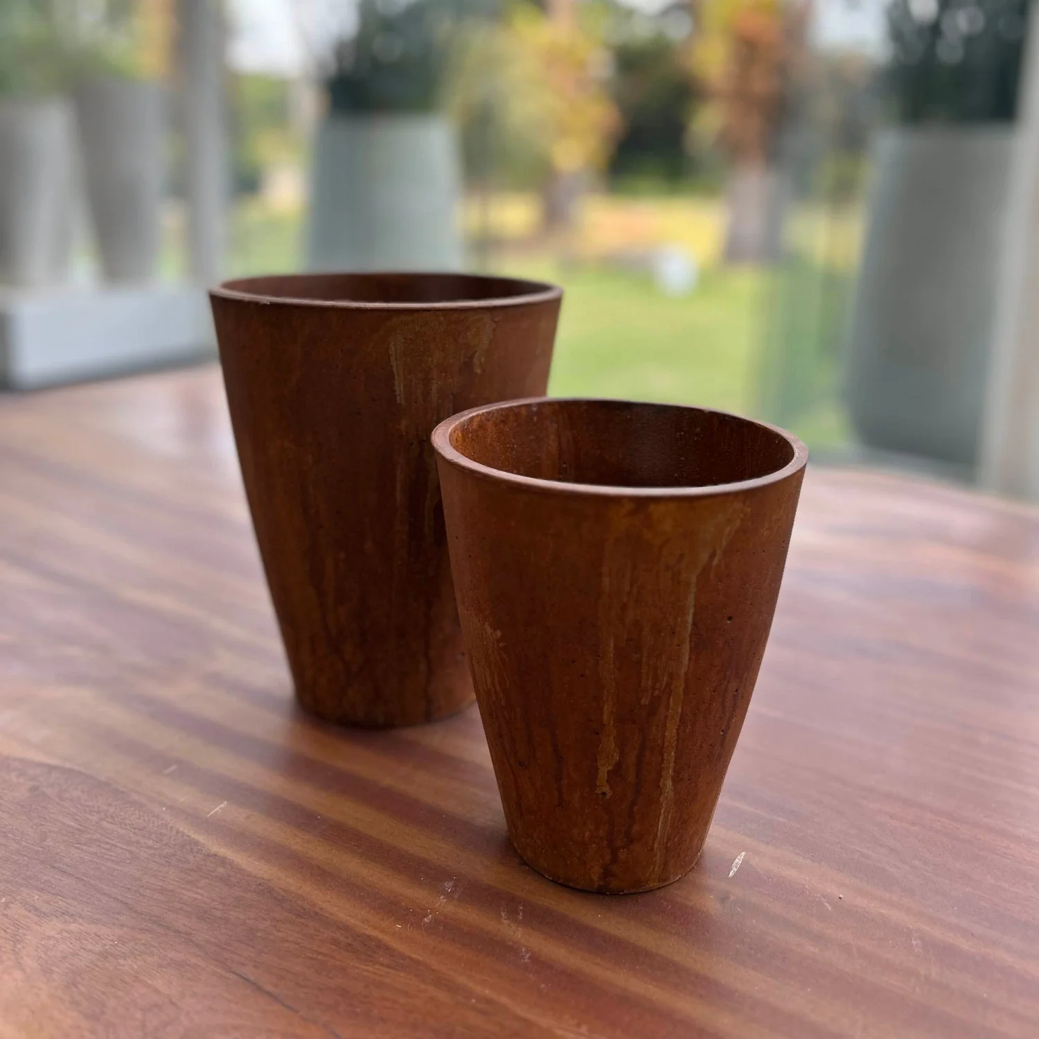 Heartholm Medium Planter - Corten - Image 3
