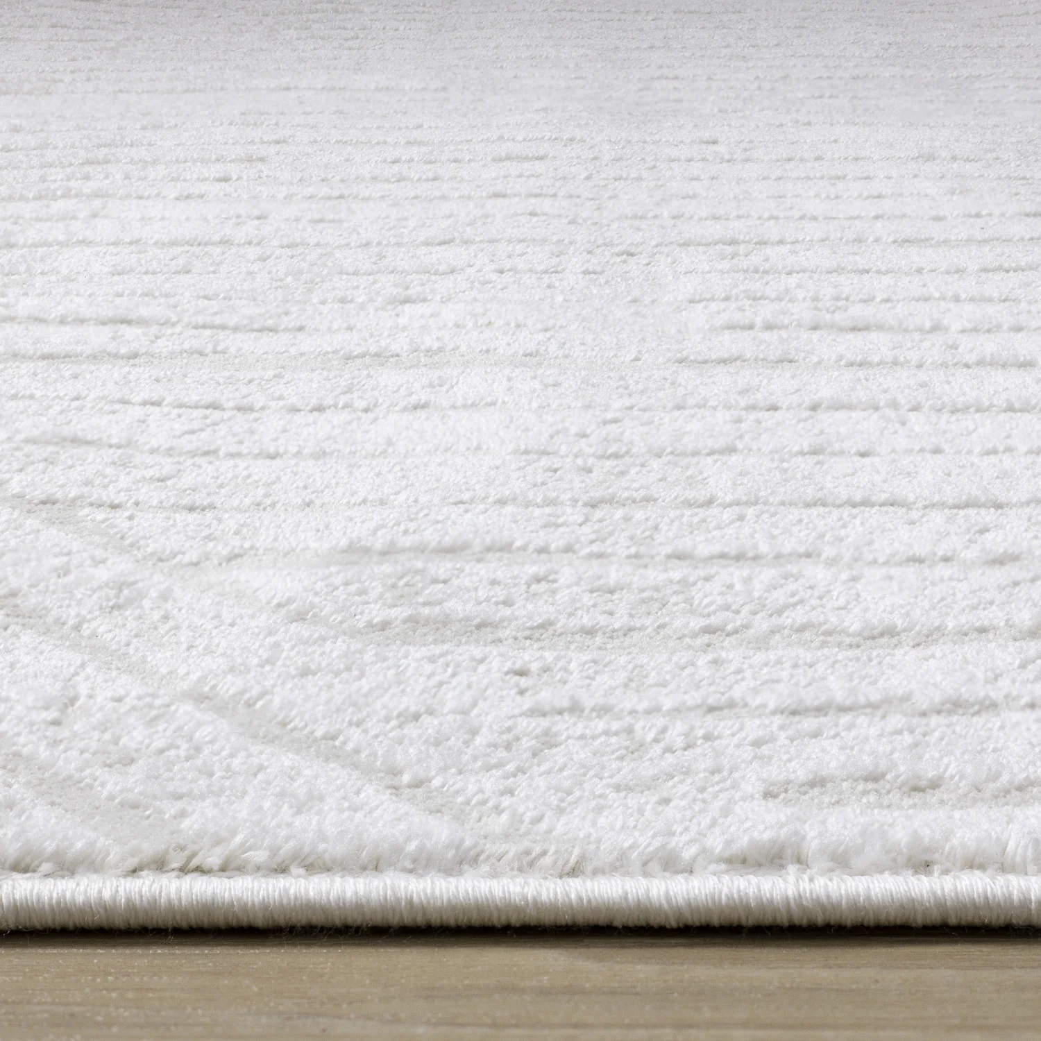 Hillary Modern Lines Area Rug - 5' X 8' - Cream - Image 5