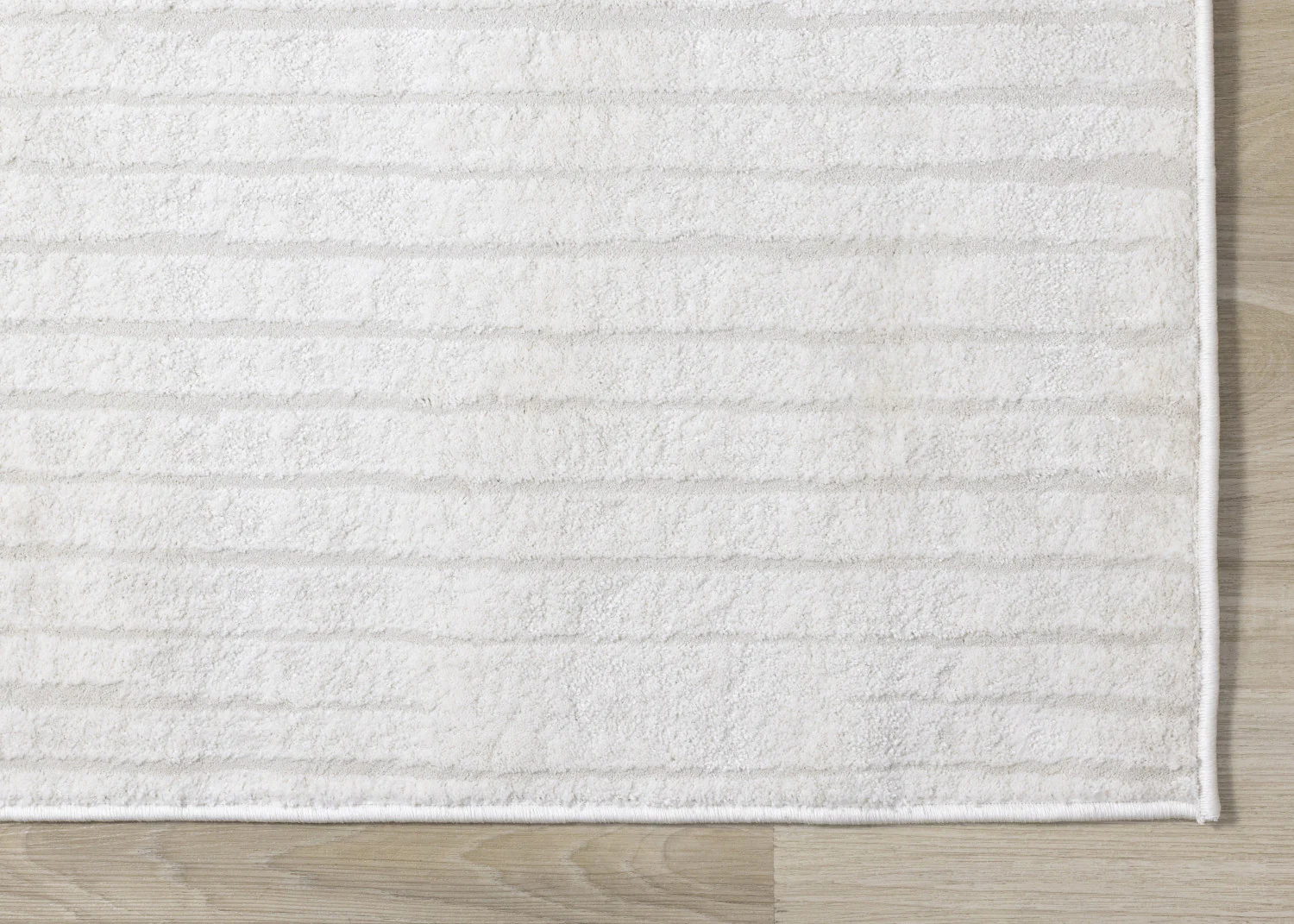 Hillary Modern Lines Area Rug - 5' X 8' - Cream - Image 6