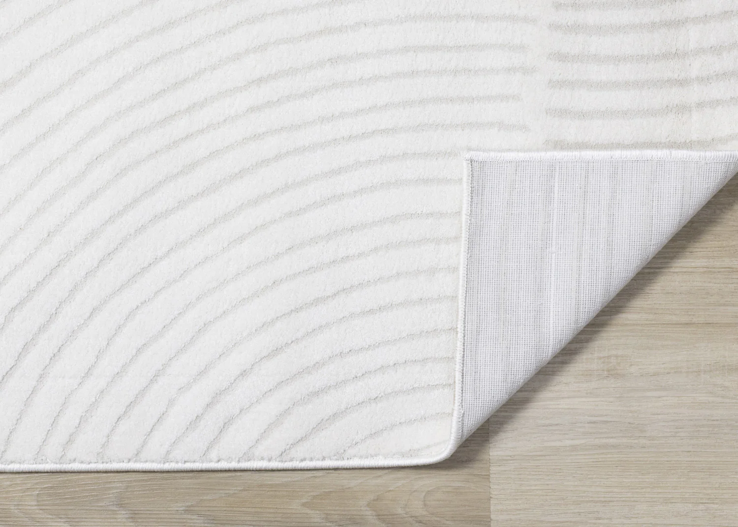 Hillary Modern Swirls Area Rug - 7' X 10' - Cream - Image 7