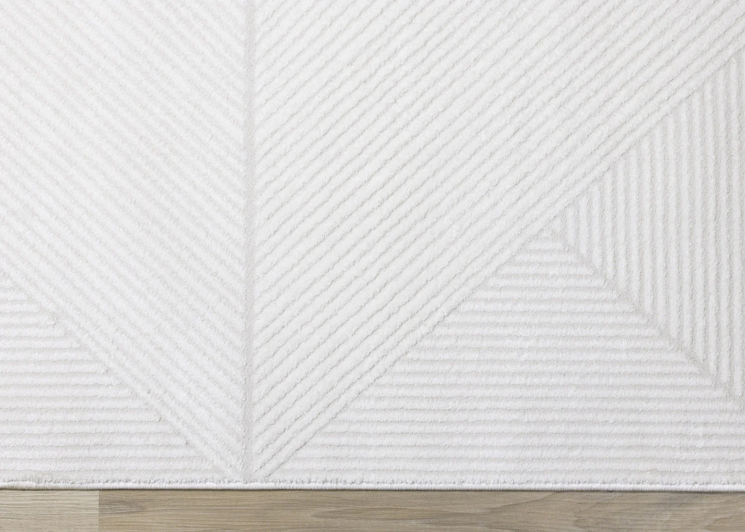 Hillary Neutral Diamonds Area Rug - 8' X 11' - Cream - Image 9