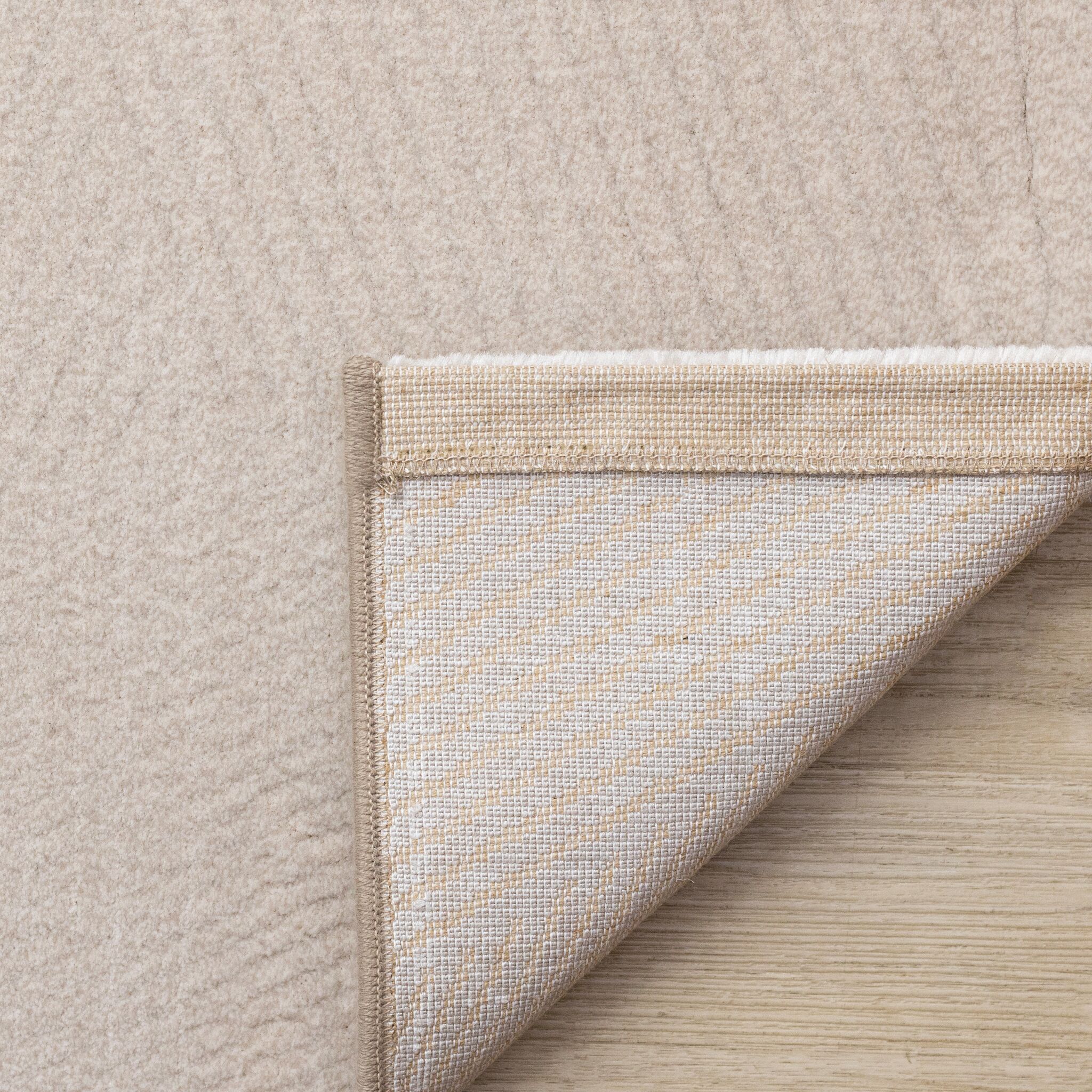 Himalaya 7'10" x 10'10" Striped Geometic Shape Area Rug - Taupe - Image 8
