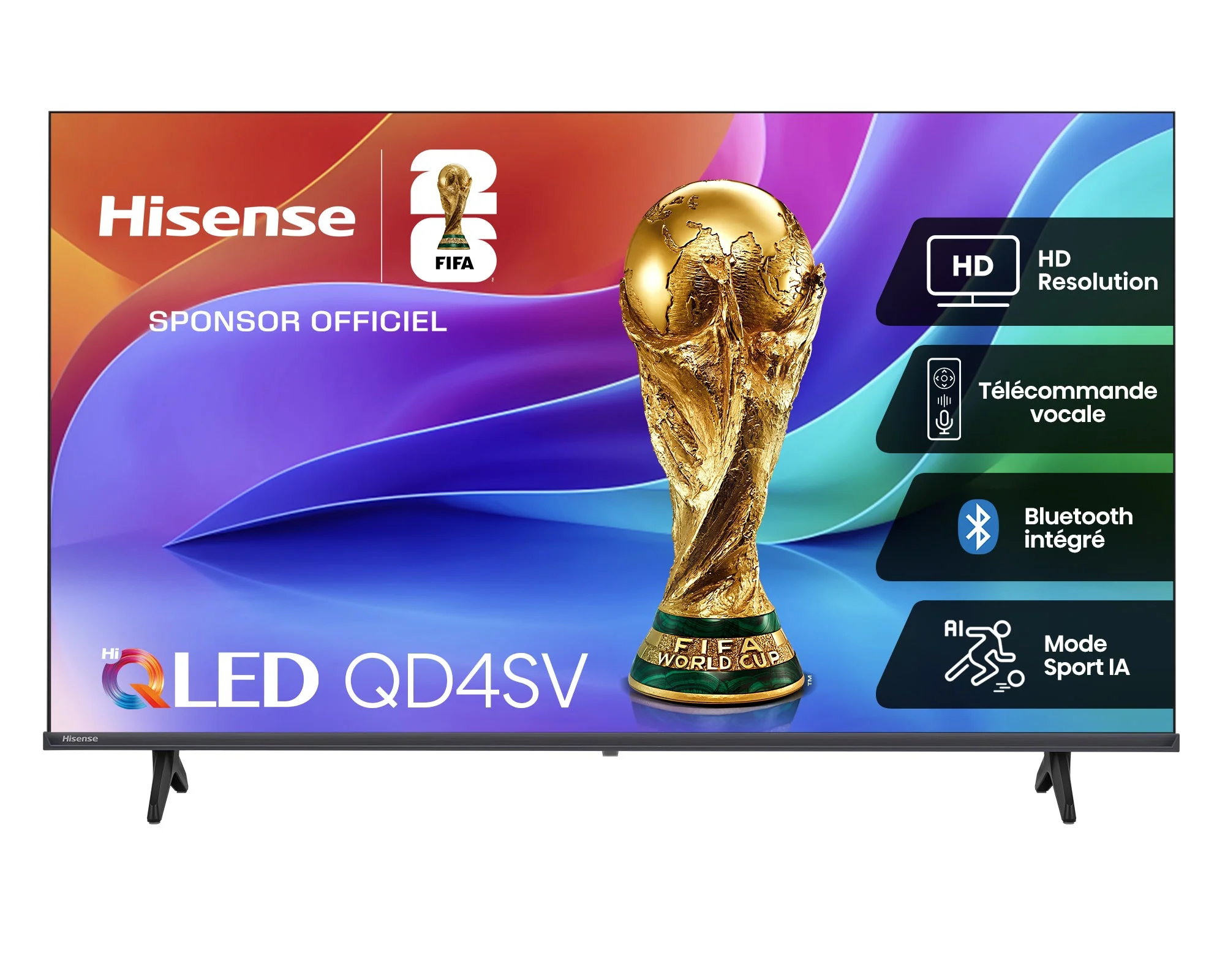 Hisense 32" QLED HD-Smart VIDAA TV - 32QD4SV - Image 3