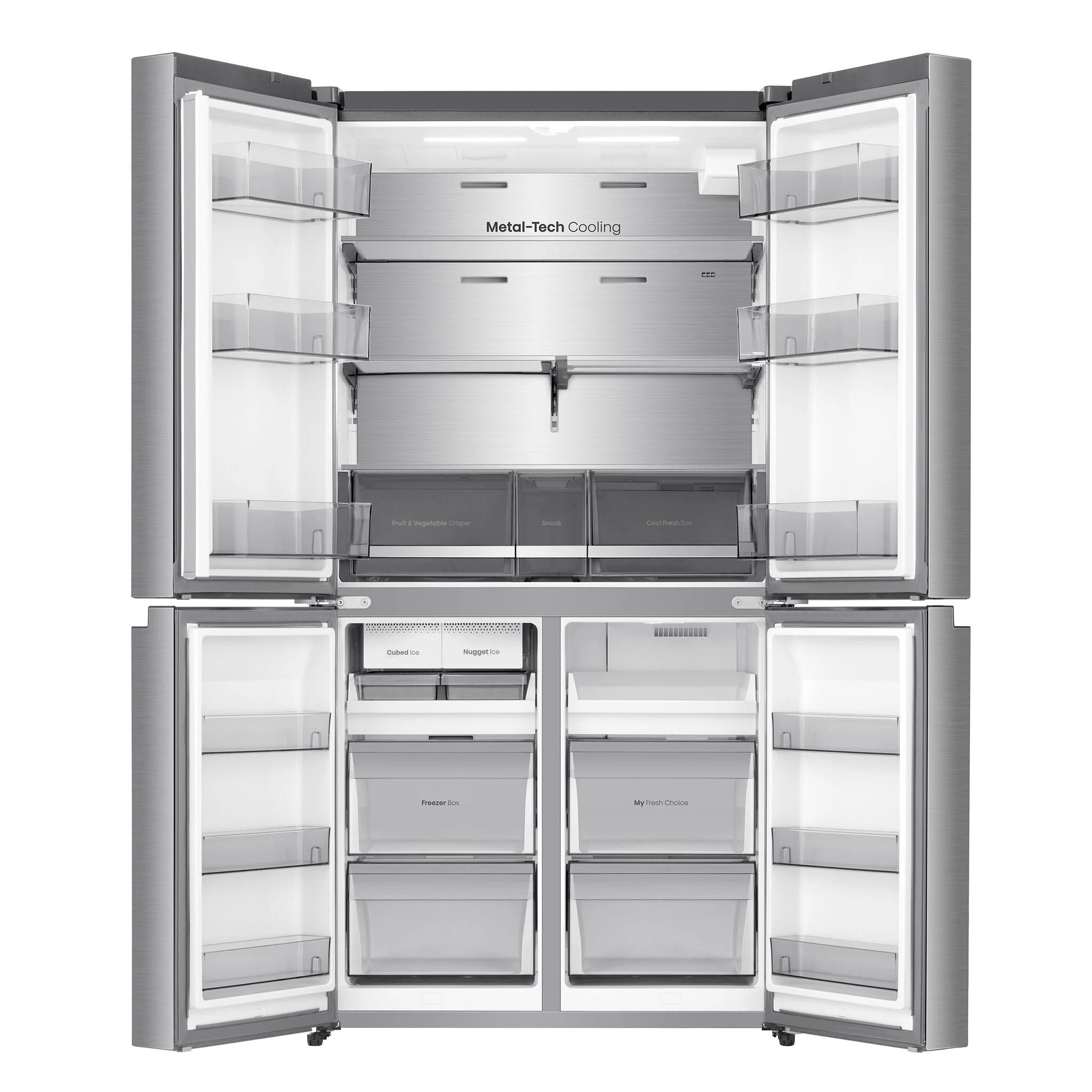 Hisense 36" 22.6 cu. ft. Stainless Steel French Door Refrigerator - RQ23G4FSEI - Image 3