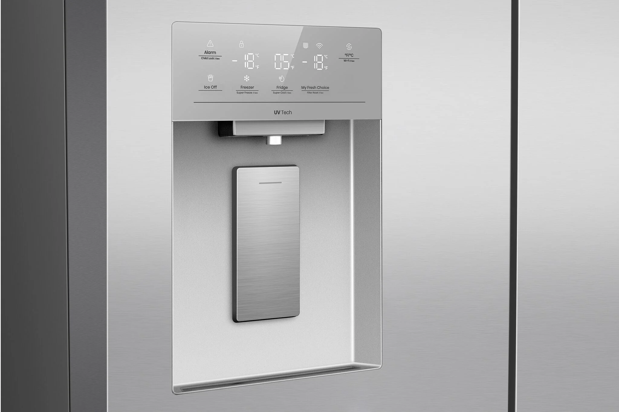 Hisense 36" 22.6 cu. ft. Stainless Steel French Door Refrigerator - RQ23G4FSEI - Image 6