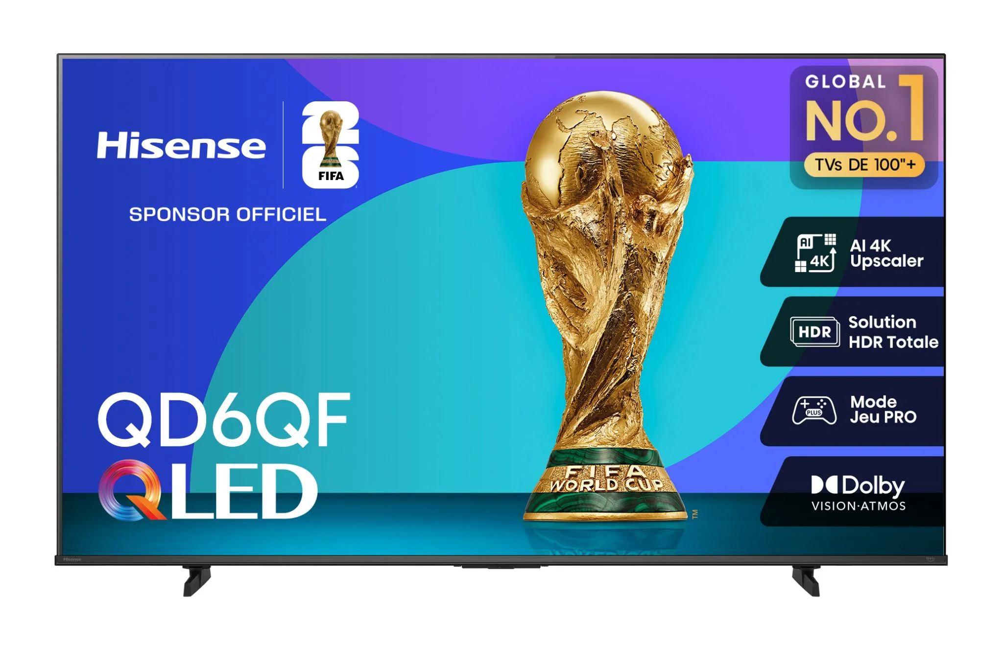 Hisense 43" 4K Smart QLED TV - 43QD6QF - Image 3