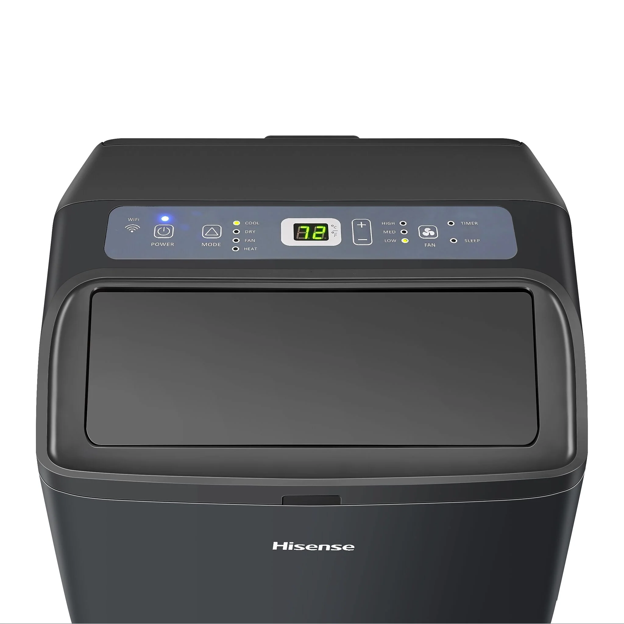 Hisense Black 10,000 BTU (SACC) Smart Dual Hose Portable Air Conditioner with Heat Pump - AP1022HW1GD - Image 9