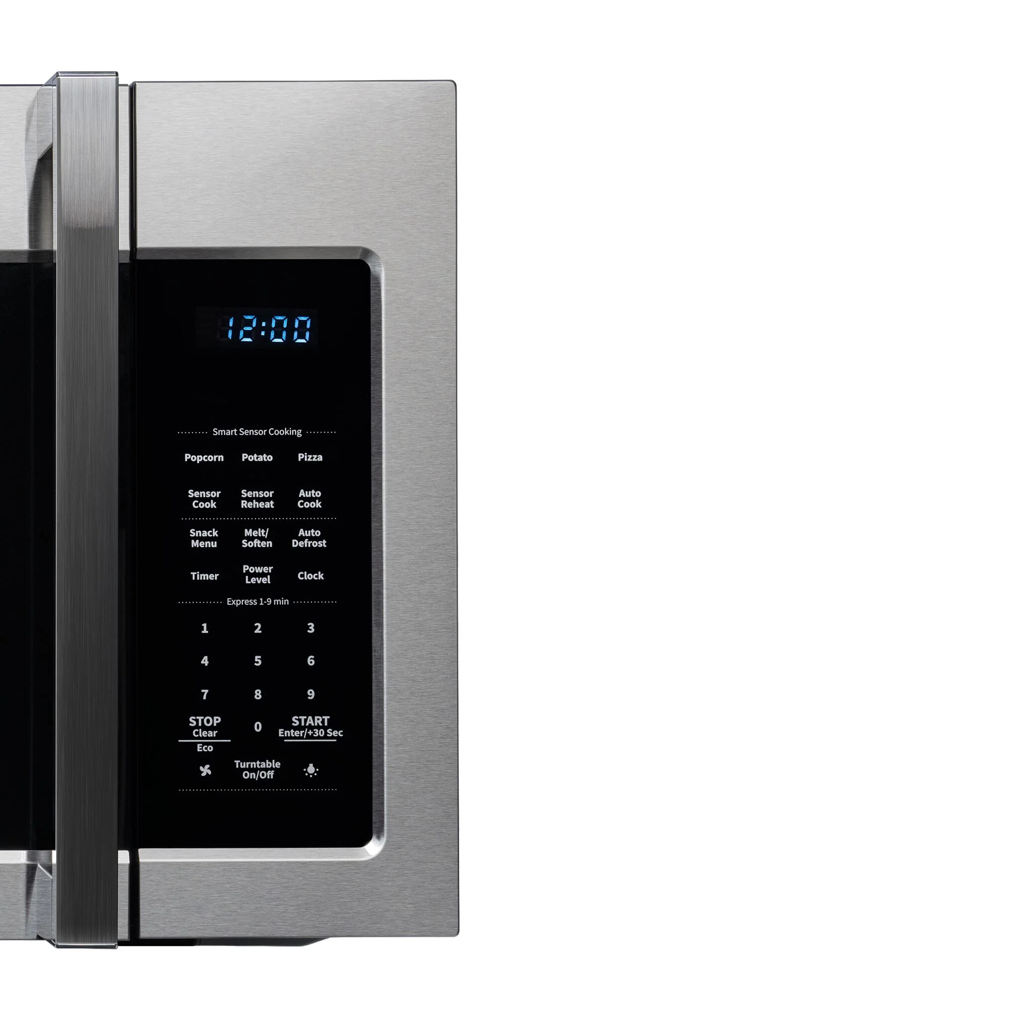 Hisense Fingerprint Resistant Stainless Steel Over-the-Range Microwave with Sensor Cooking (1.7 cu. ft) - HMVZ173SS - Image 4
