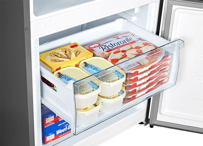 Hisense 28" 15 Cu. Ft. Fingerprint Resistant Titanium Counter-Depth Bottom-Freezer Refrigerator - RB15A2CSE - Image 10