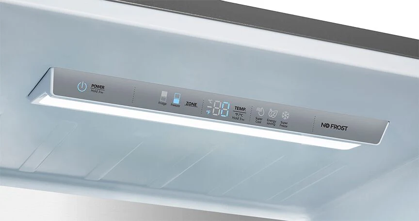 Hisense 28" 15 Cu. Ft. Fingerprint Resistant Titanium Counter-Depth Bottom-Freezer Refrigerator - RB15A2CSE - Image 8