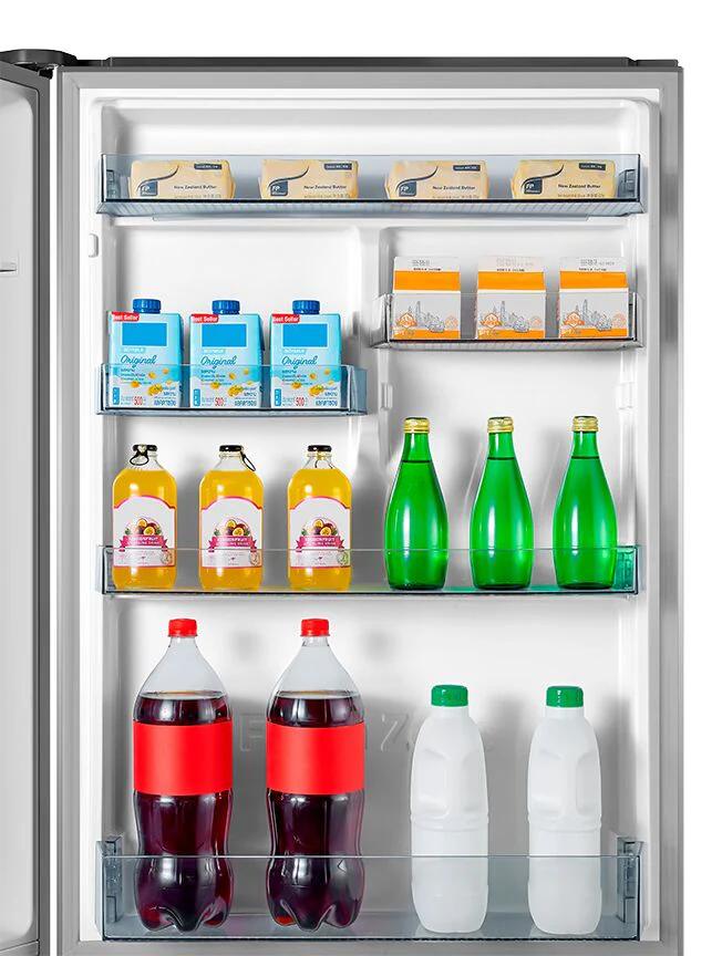 Hisense 28" 15 Cu. Ft. Fingerprint Resistant Titanium Counter-Depth Bottom-Freezer Refrigerator - RB15A2CSE - Image 9