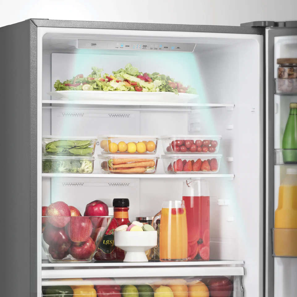 Hisense 31" 17 Cu. Ft. Fingerprint Resistant Titanium Counter-Depth Bottom-Freezer Refrigerator - RB17A2CSE - Image 18