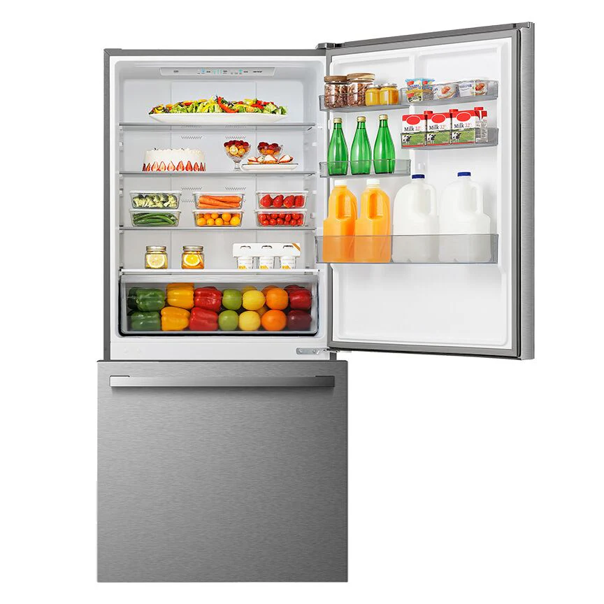 Hisense 31" 17 Cu. Ft. Fingerprint Resistant Titanium Counter-Depth Bottom-Freezer Refrigerator - RB17A2CSE - Image 6