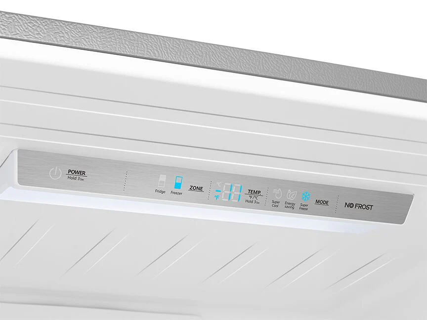 Hisense 31" 17 Cu. Ft. Fingerprint Resistant Titanium Counter-Depth Bottom-Freezer Refrigerator - RB17A2CSE - Image 9