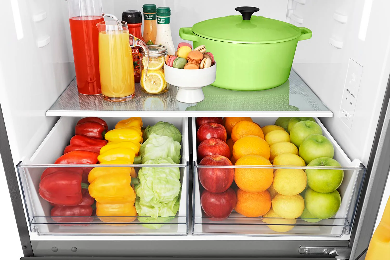 Hisense 31.5" 22.3 Cu. Ft. Stainless Steel Bottom-Freezer Refrigerator - RB22A2FSE - Image 6