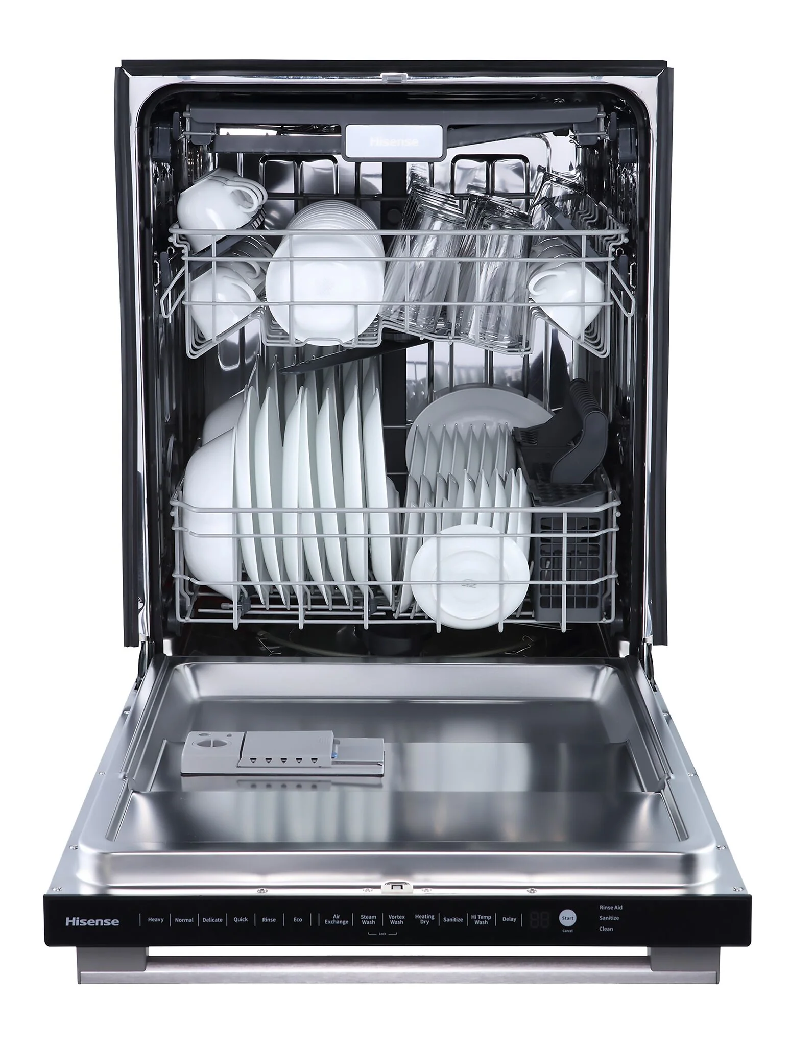 Hisense Stainless Steel Built-In Dishwasher with Third Rack - HDW63314SS - Image 3