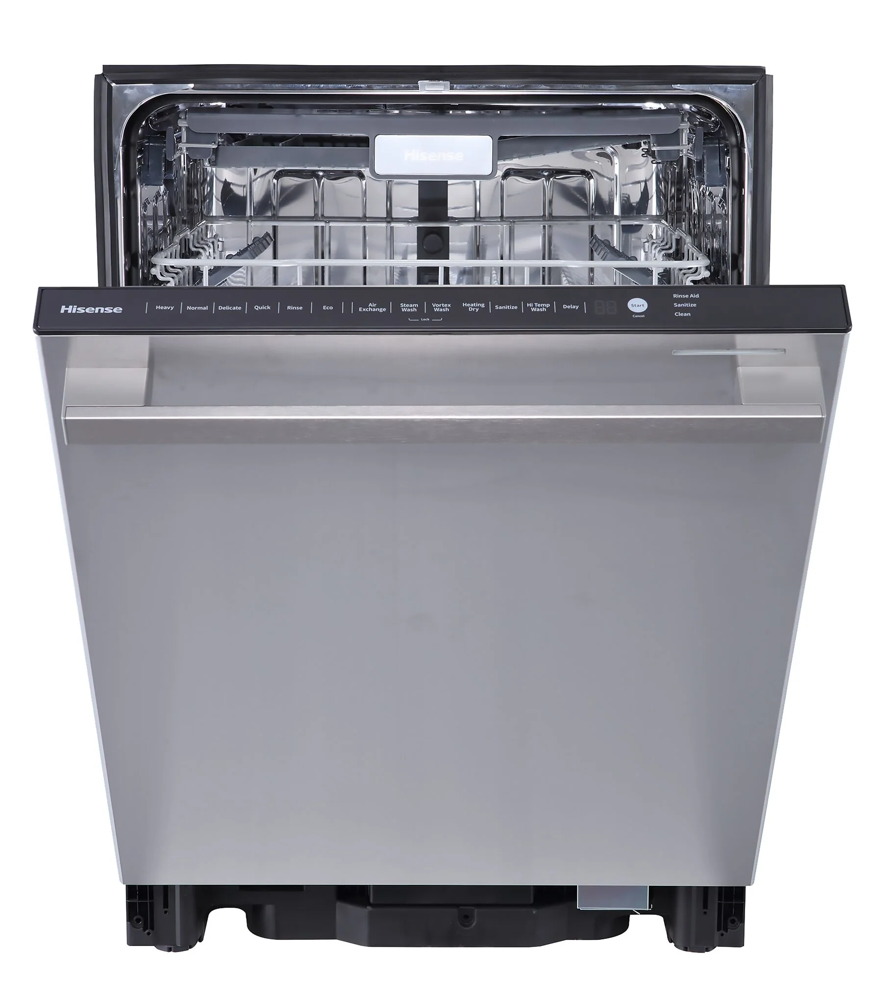 Hisense Stainless Steel Built-In Dishwasher with Third Rack - HDW63314SS - Image 4