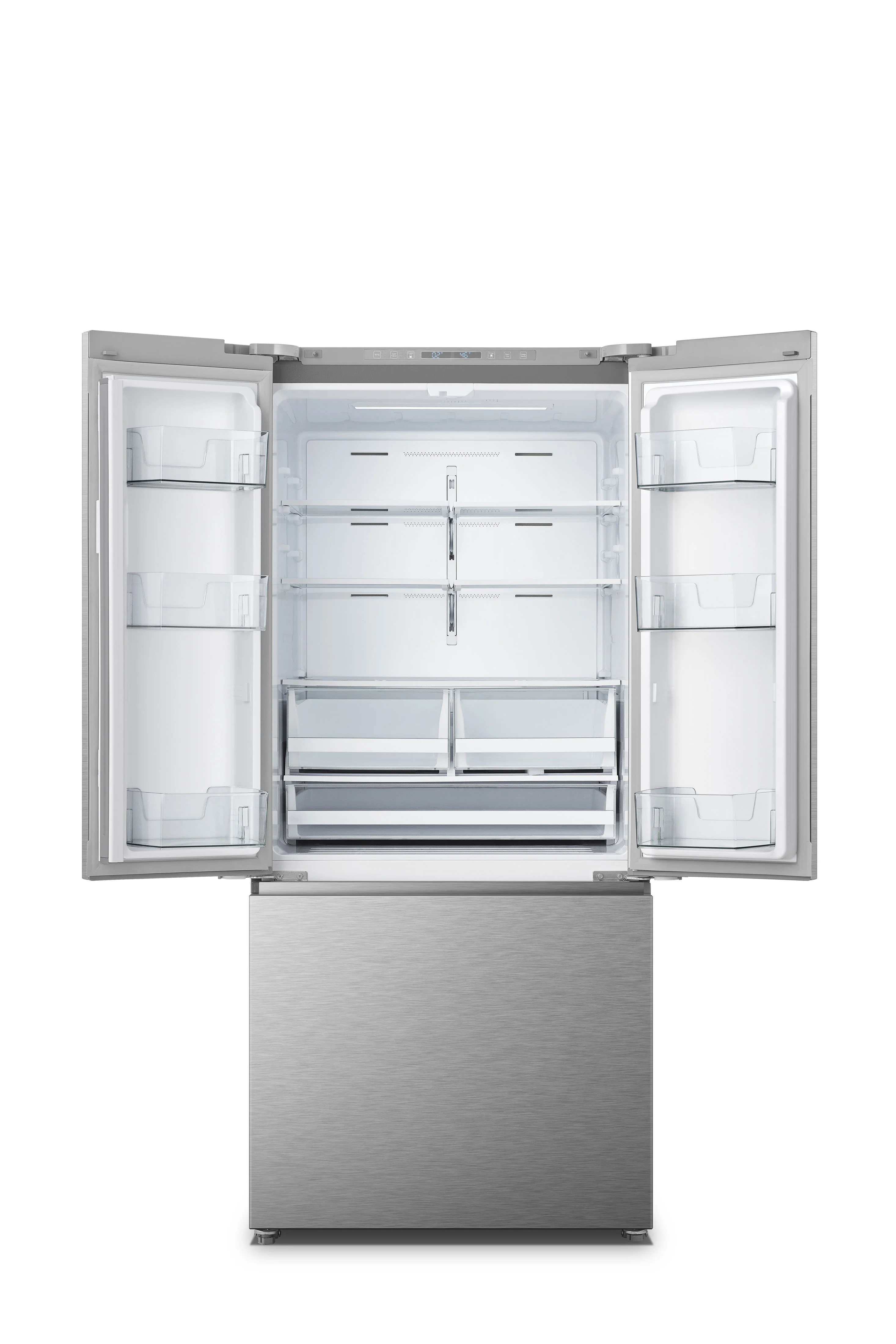 Hisense Stainless Steel French-Door Refrigerator (20.8 Cu. Ft.) - RF210N6ASE - Image 3